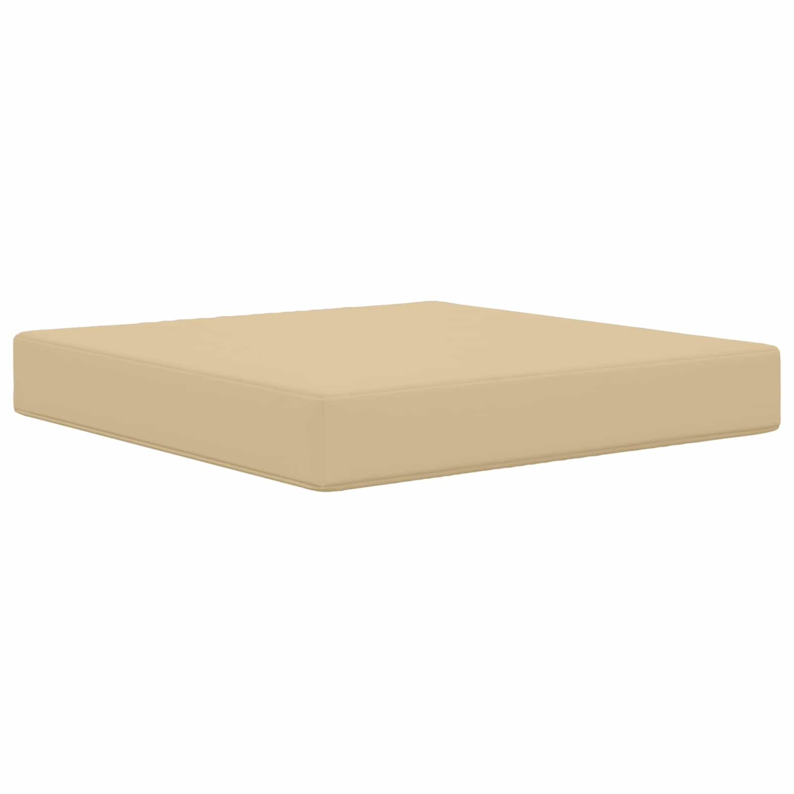 Sofakissen für draußen 2 pcs Beige Polyester
