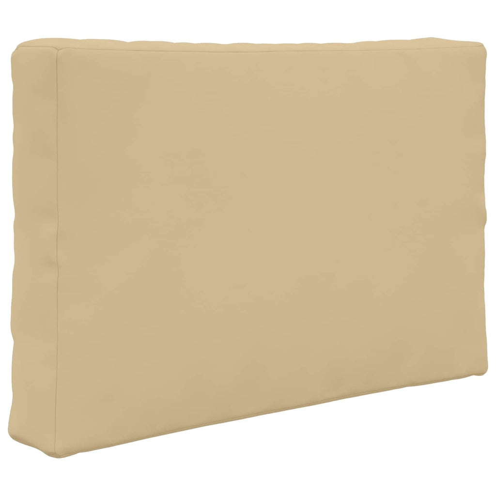 Sofakissen für draußen 2 pcs Beige Polyester