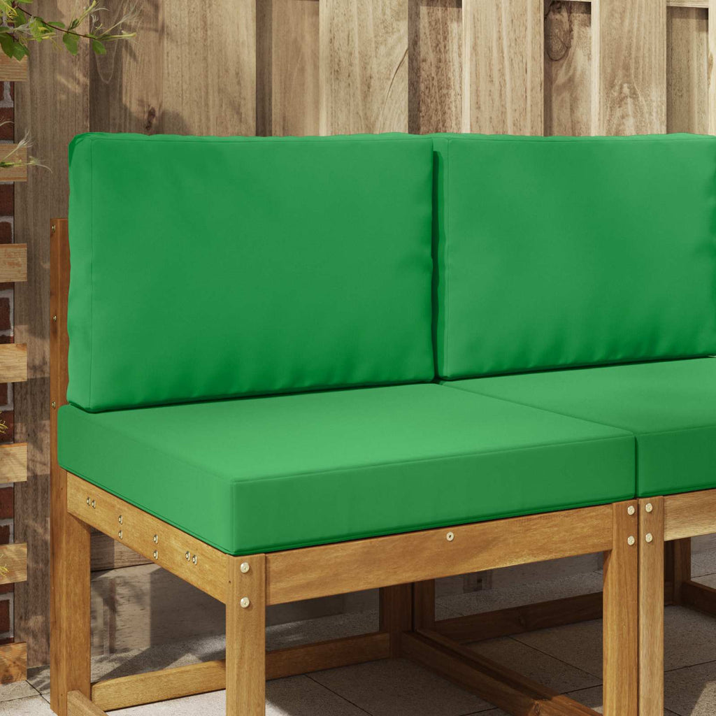 Sofakissen für draußen 2 pcs Grün Polyester