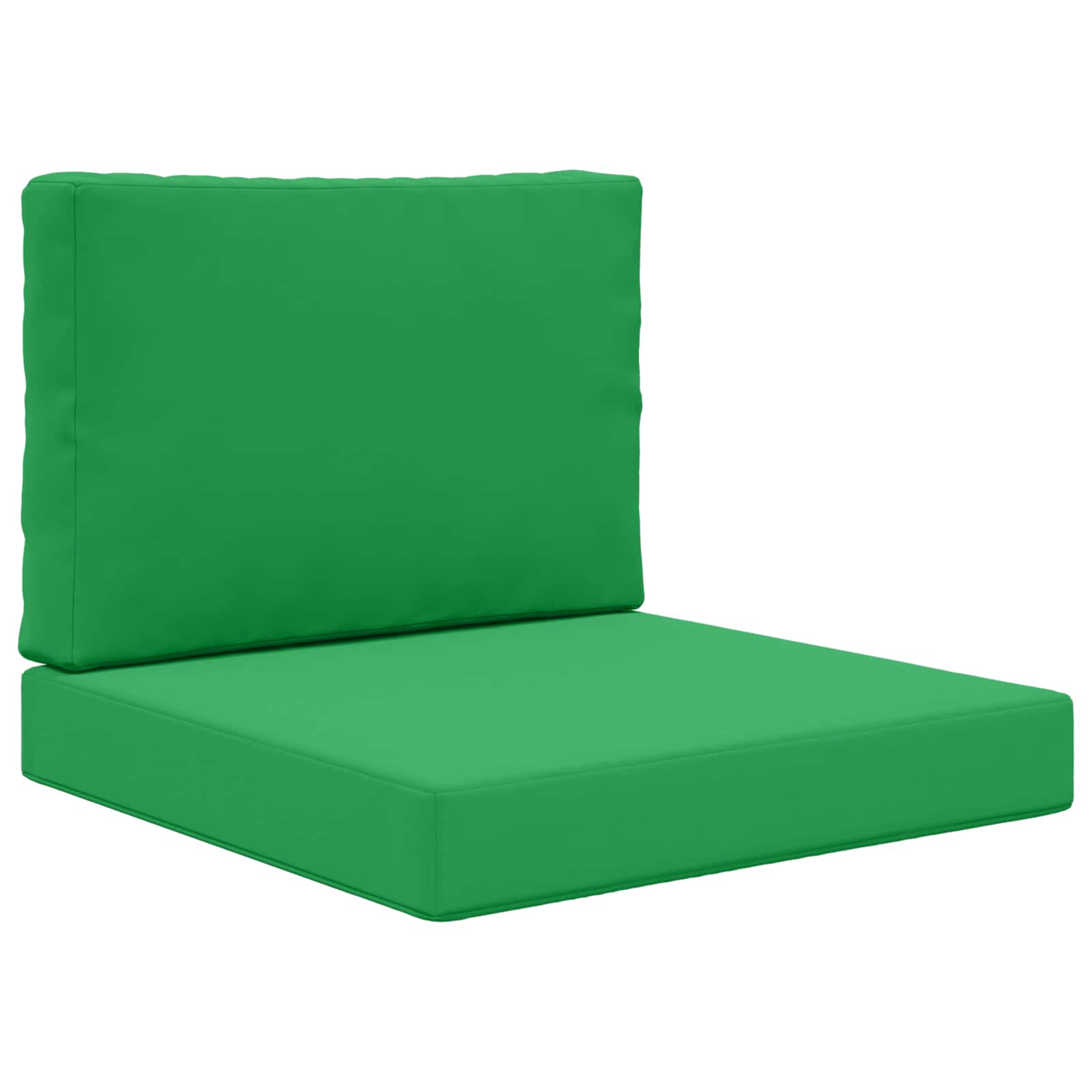 Sofakissen für draußen 2 pcs Grün Polyester