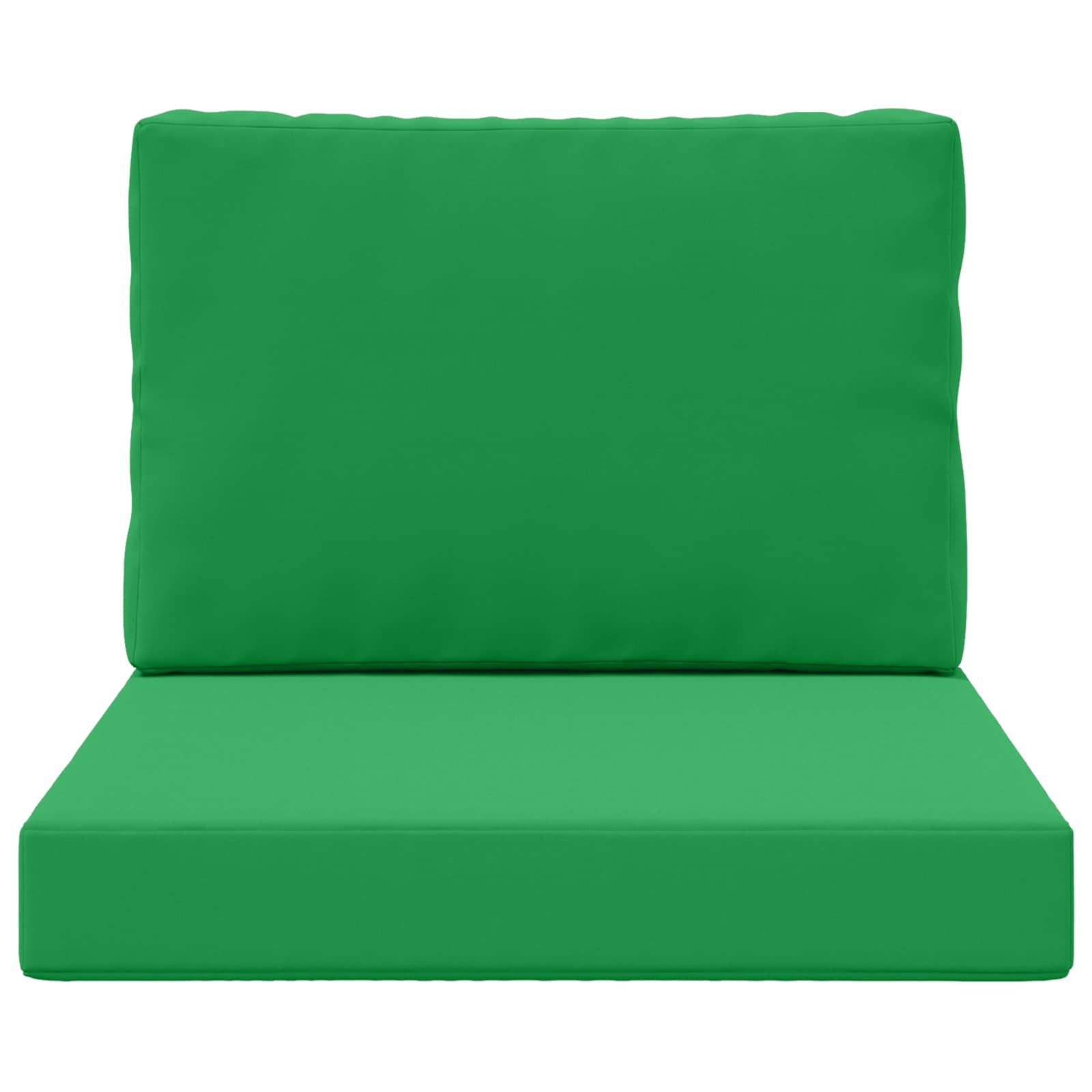 Sofakissen für draußen 2 pcs Grün Polyester
