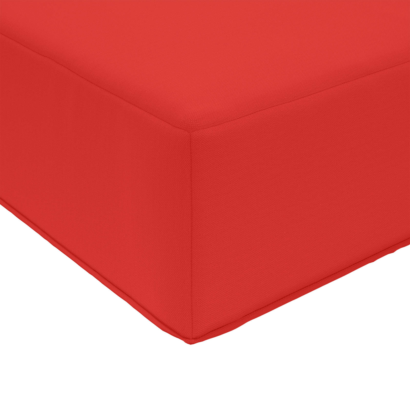 Sofakissen für draußen 2 pcs Rot Polyester
