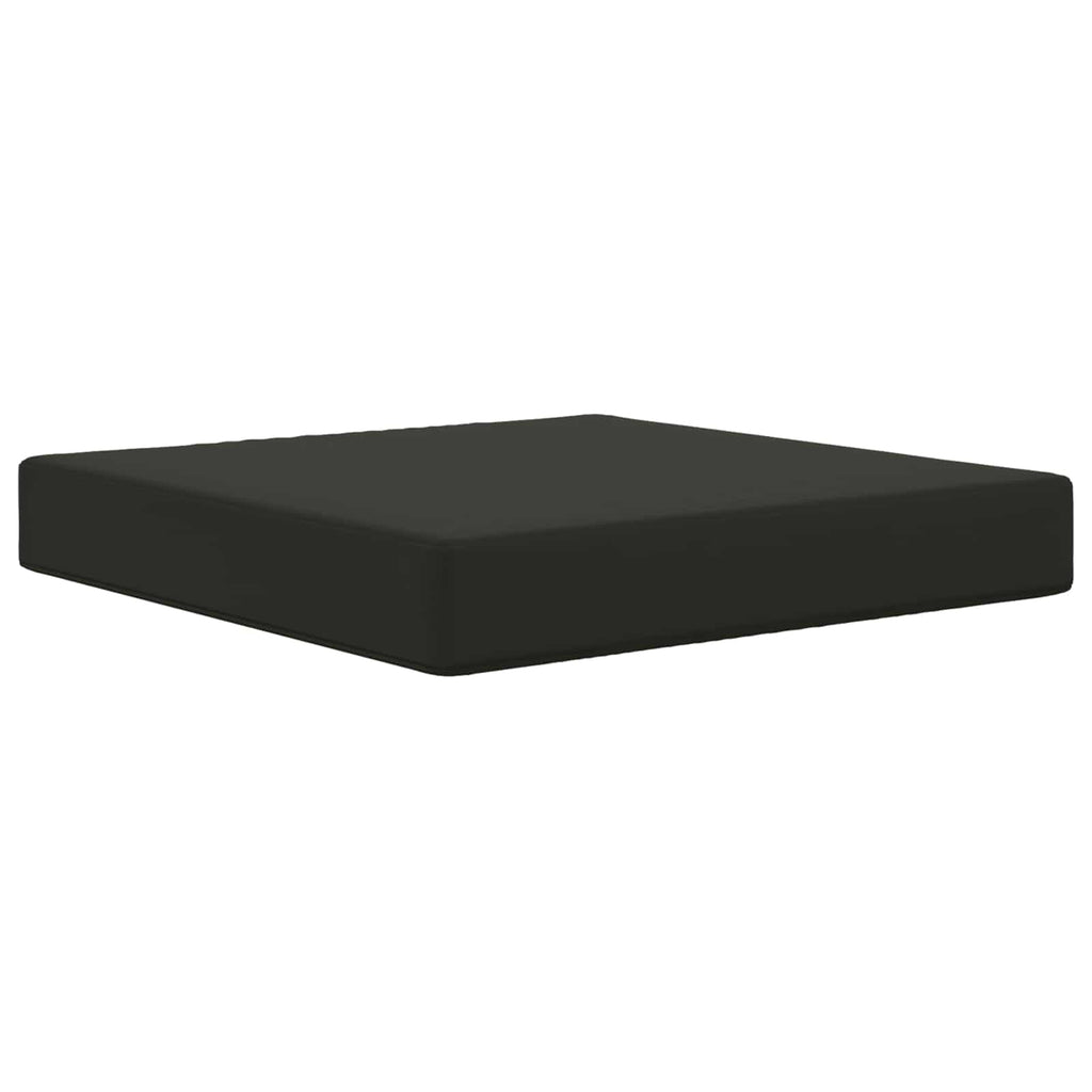 Sofakissen für draußen 2 pcs Schwarz Polyester