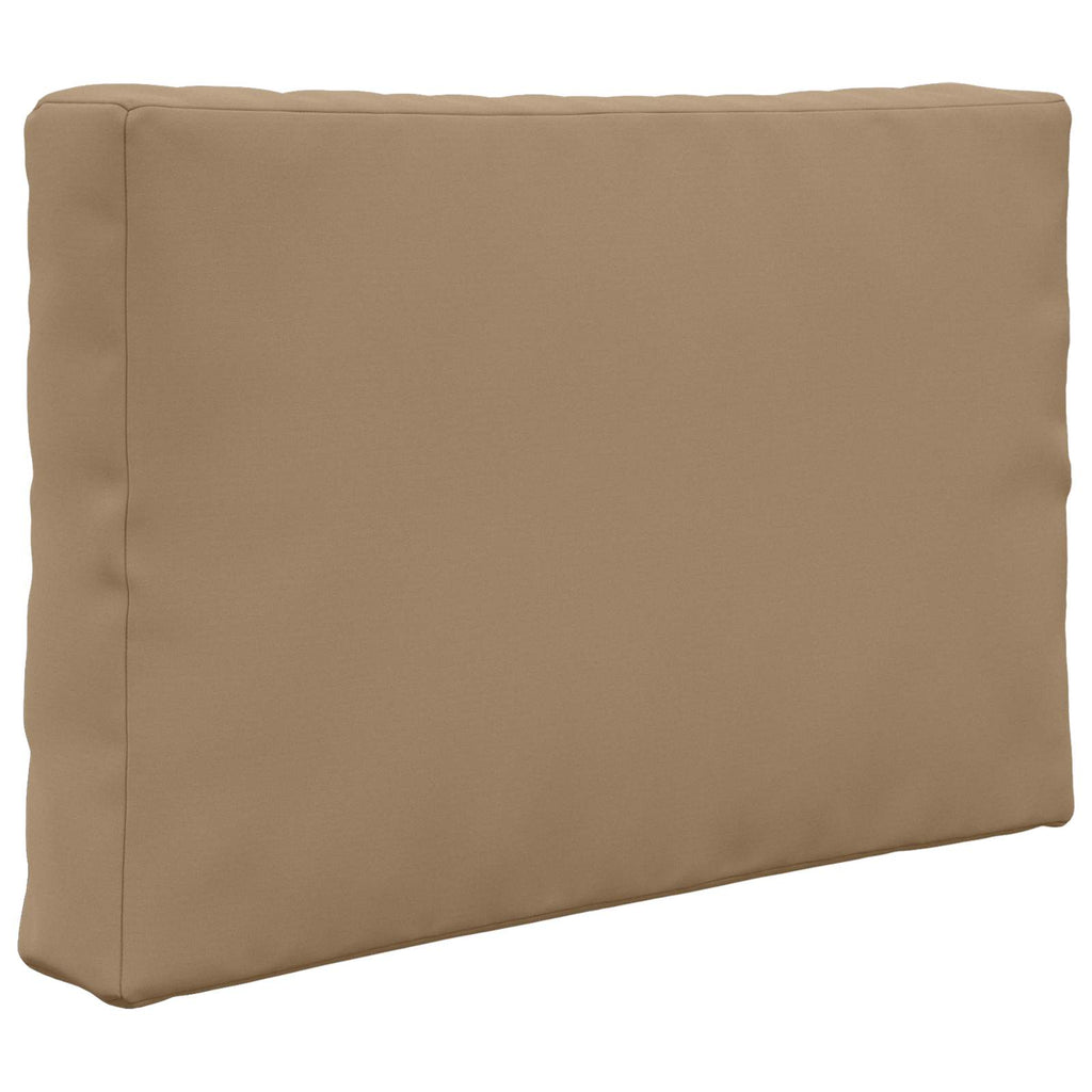 Sofakissen für draußen 2 pcs Taupe Polyester