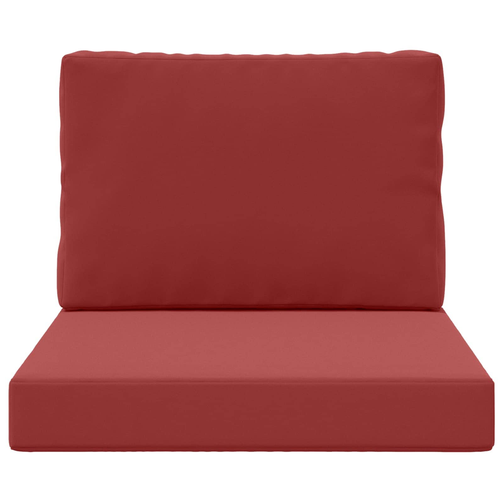 Sofakissen für draußen 2 pcs Weinrot Polyester