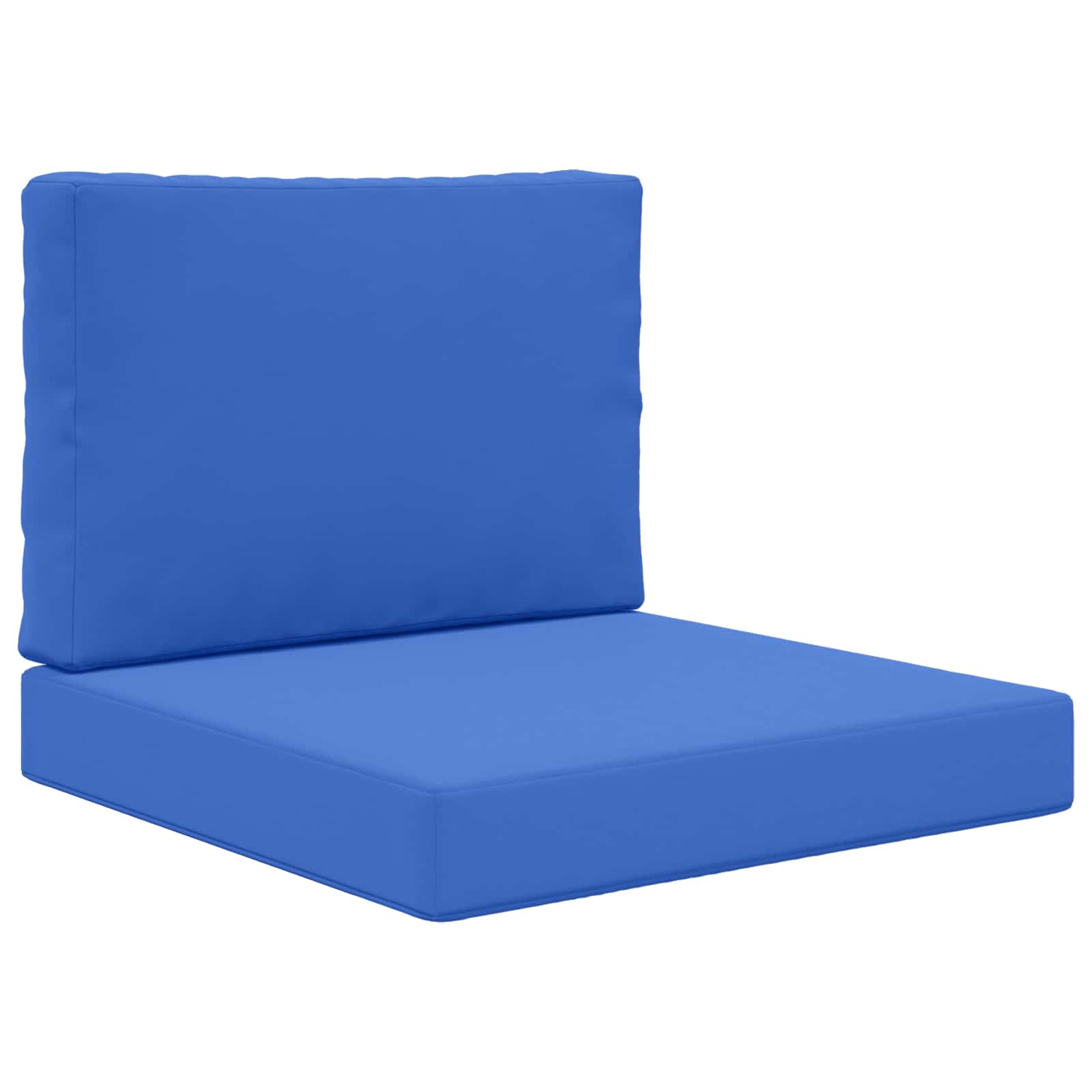 Sofakissen für draußen 2 pcs Königsblau Polyester