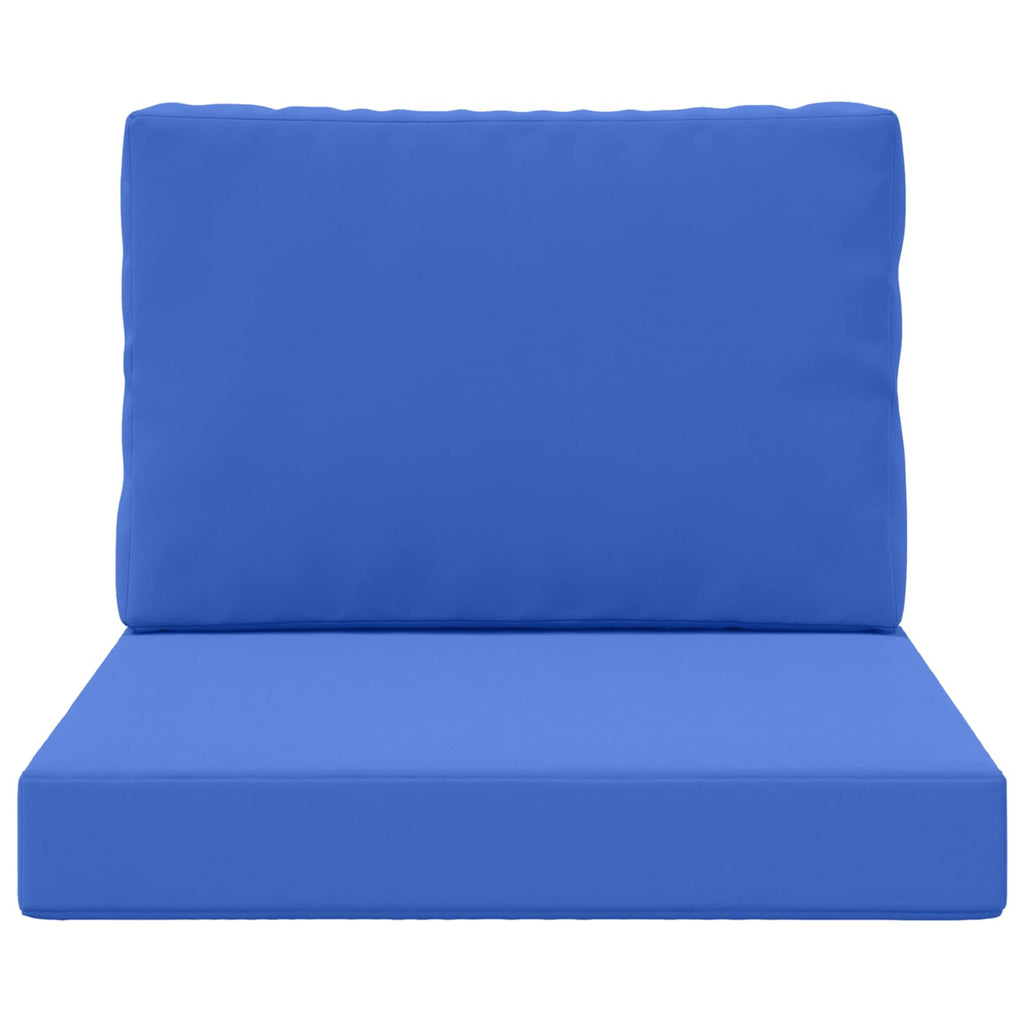 Sofakissen für draußen 2 pcs Königsblau Polyester