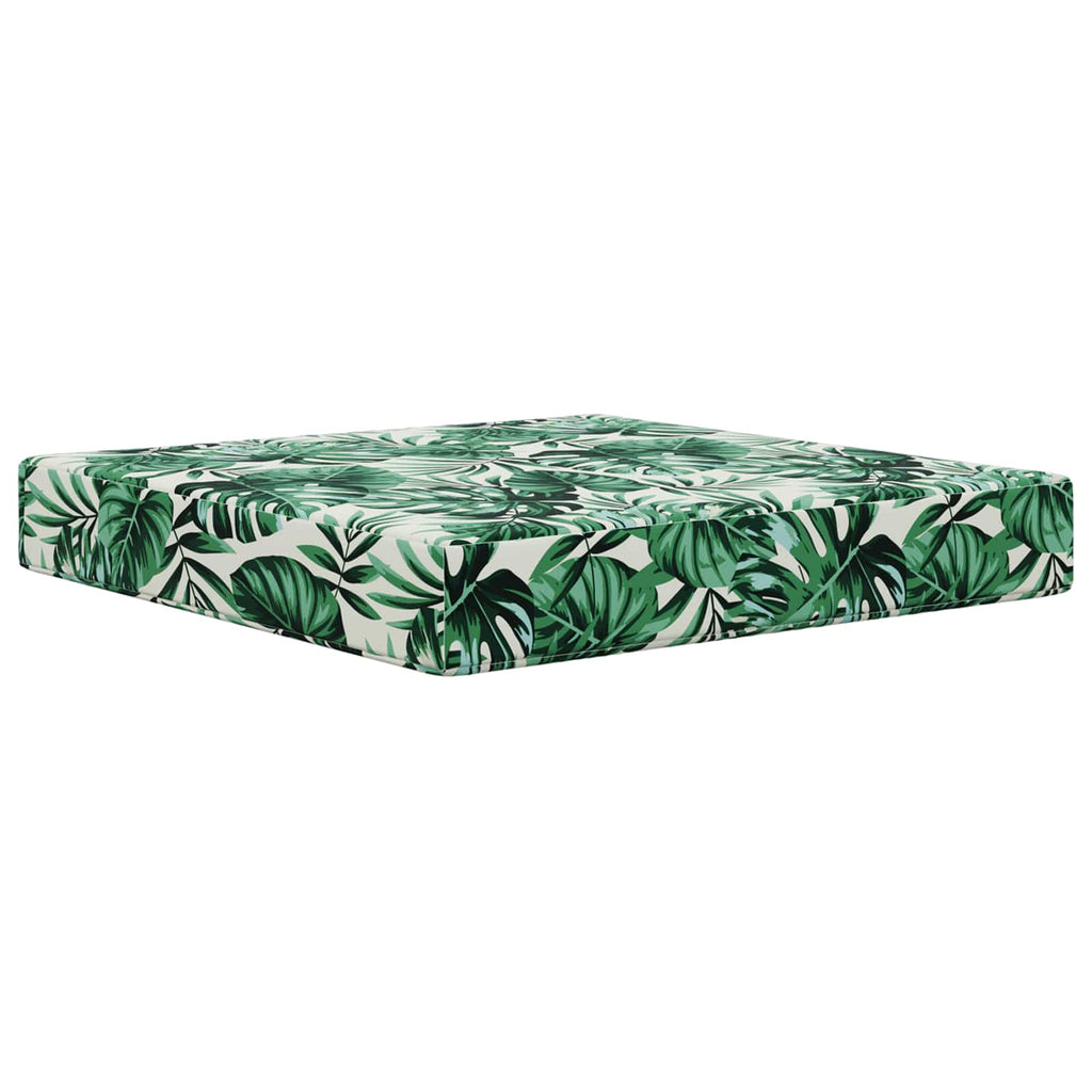 Sofakissen für draußen 2 pcs Blattmuster Polyester