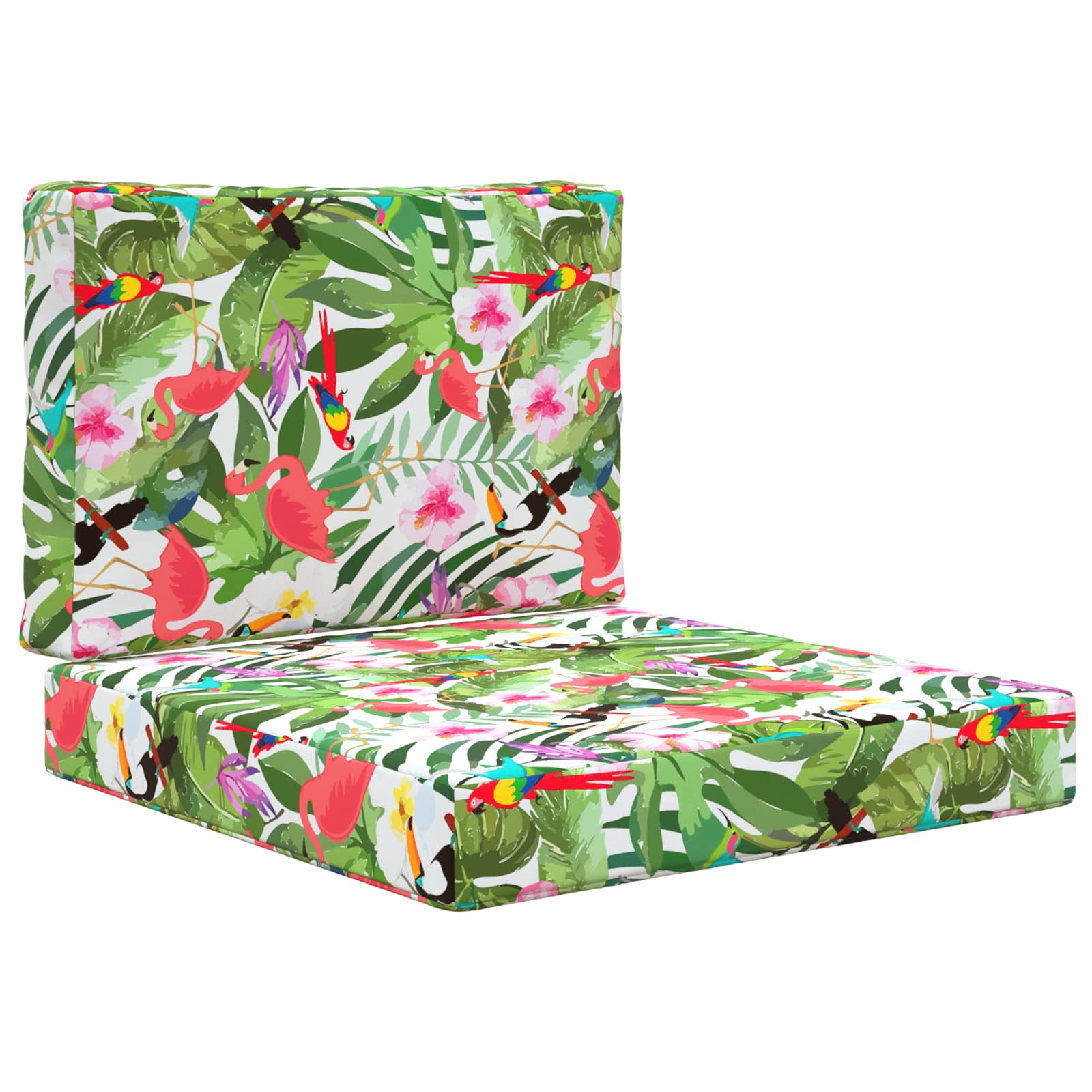 Sofakissen für draußen 2 pcs Bunt Polyester