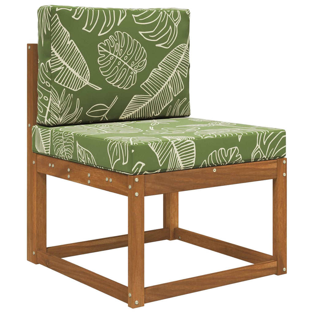 Sofakissen für draußen 2 pcs Blattdesign Polyester
