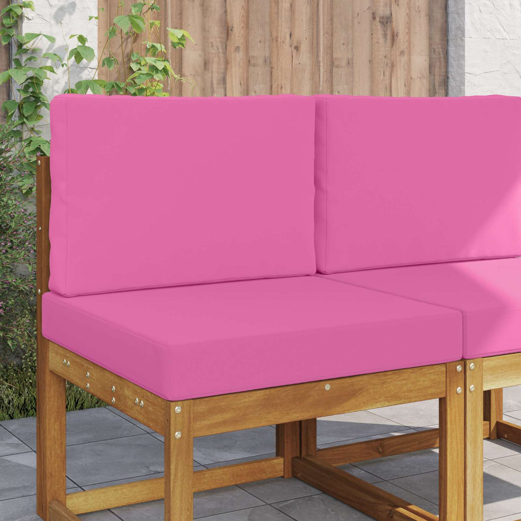 Sofakissen für draußen 2 pcs Rosa Polyester