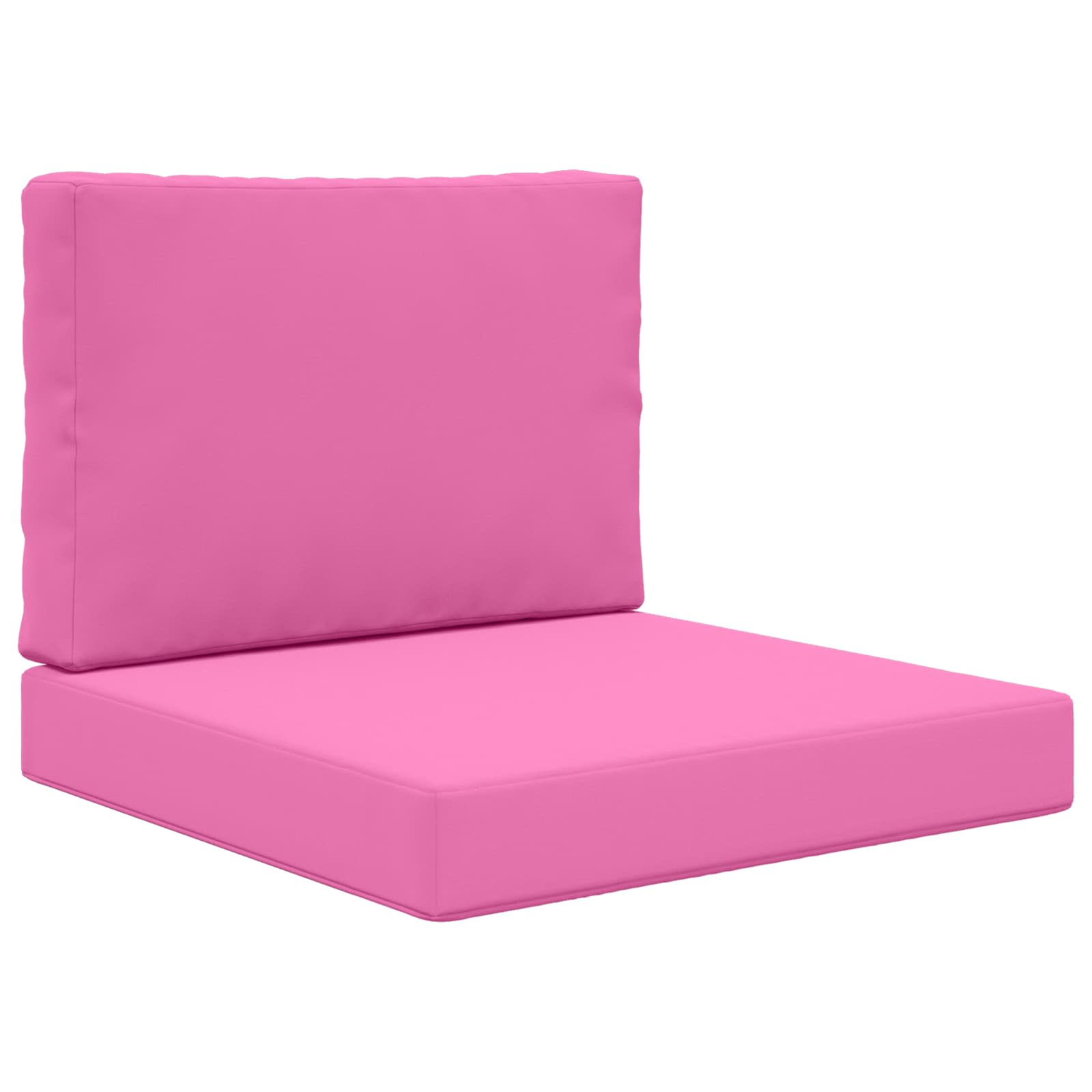Sofakissen für draußen 2 pcs Rosa Polyester