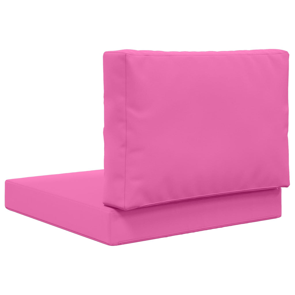 Sofakissen für draußen 2 pcs Rosa Polyester