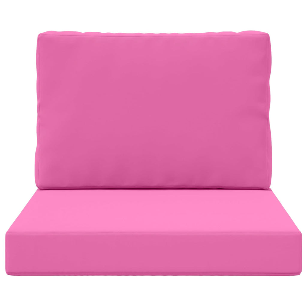 Sofakissen für draußen 2 pcs Rosa Polyester