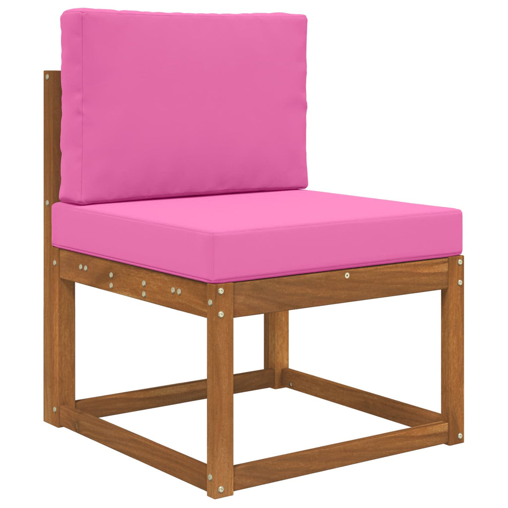 Sofakissen für draußen 2 pcs Rosa Polyester