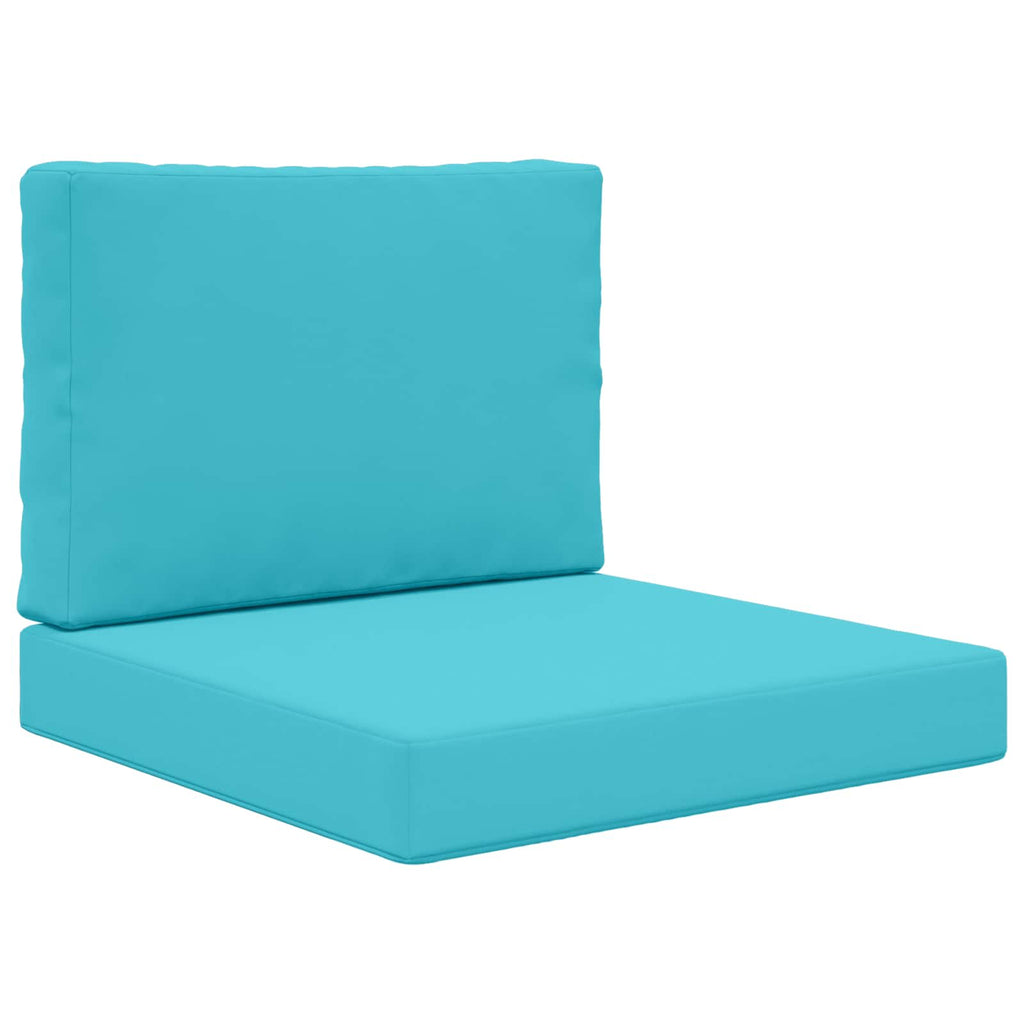 Sofakissen für draußen 2 pcs Türkis Polyester