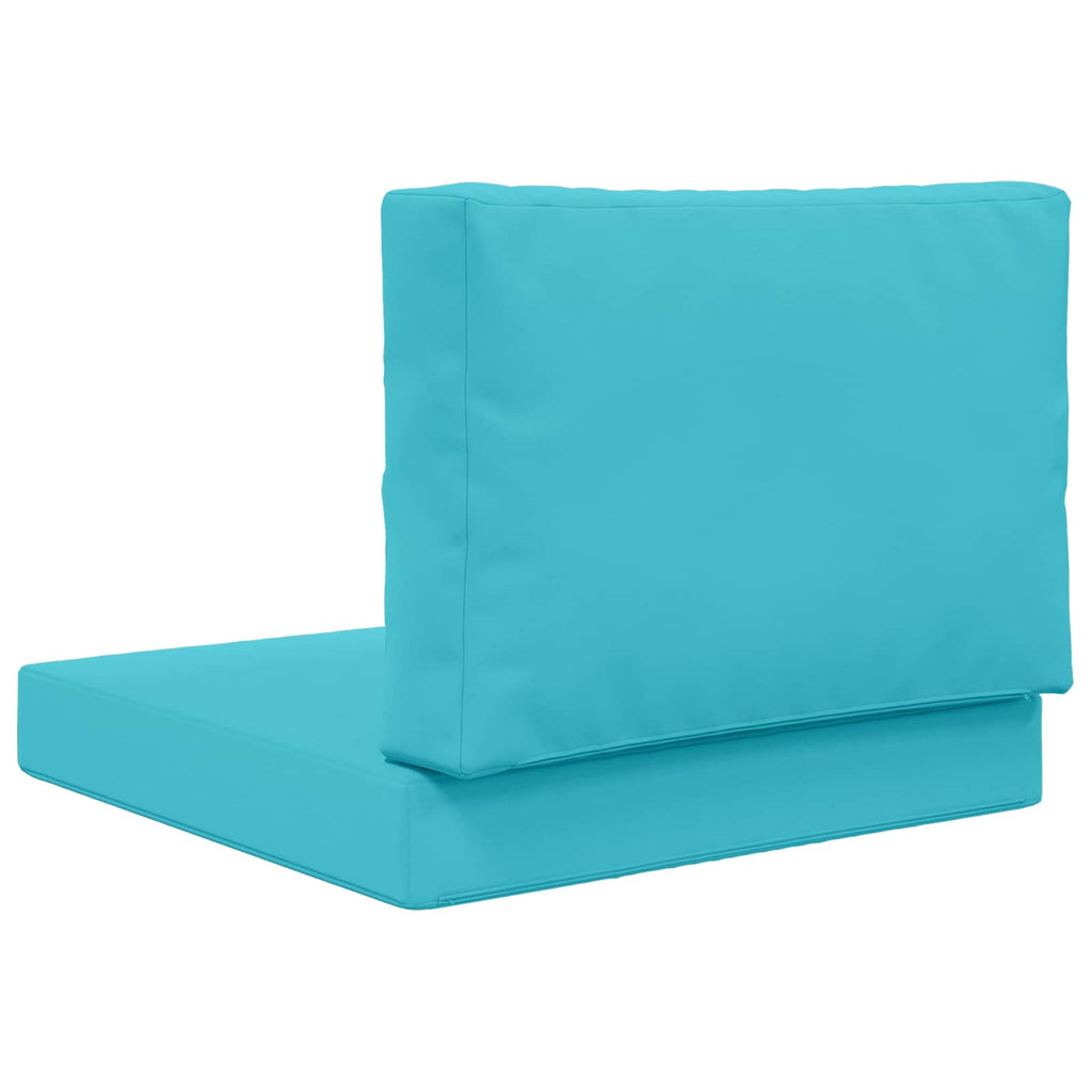 Sofakissen für draußen 2 pcs Türkis Polyester