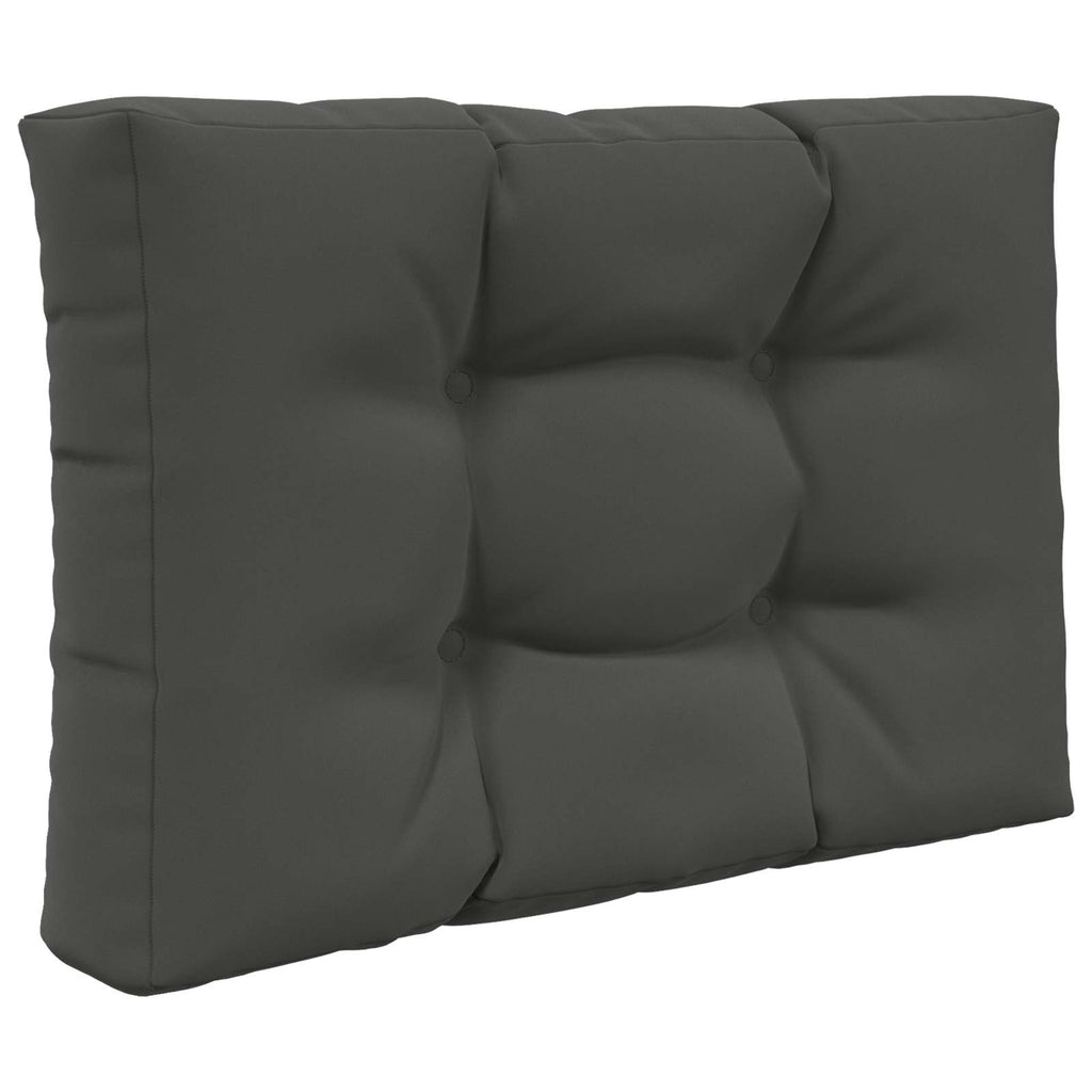 Sofakissen für draußen 2 pcs Anthrazit Polyester