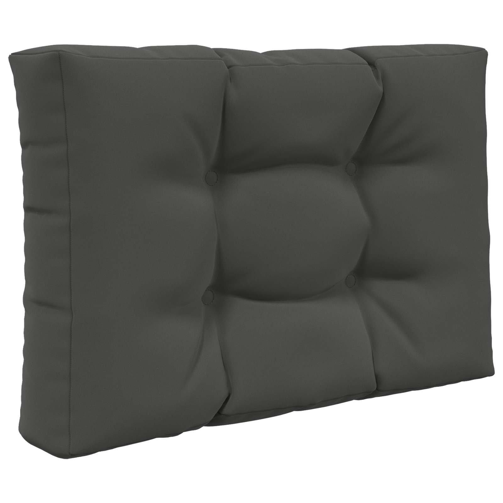 Sofakissen für draußen 2 pcs Anthrazit Polyester