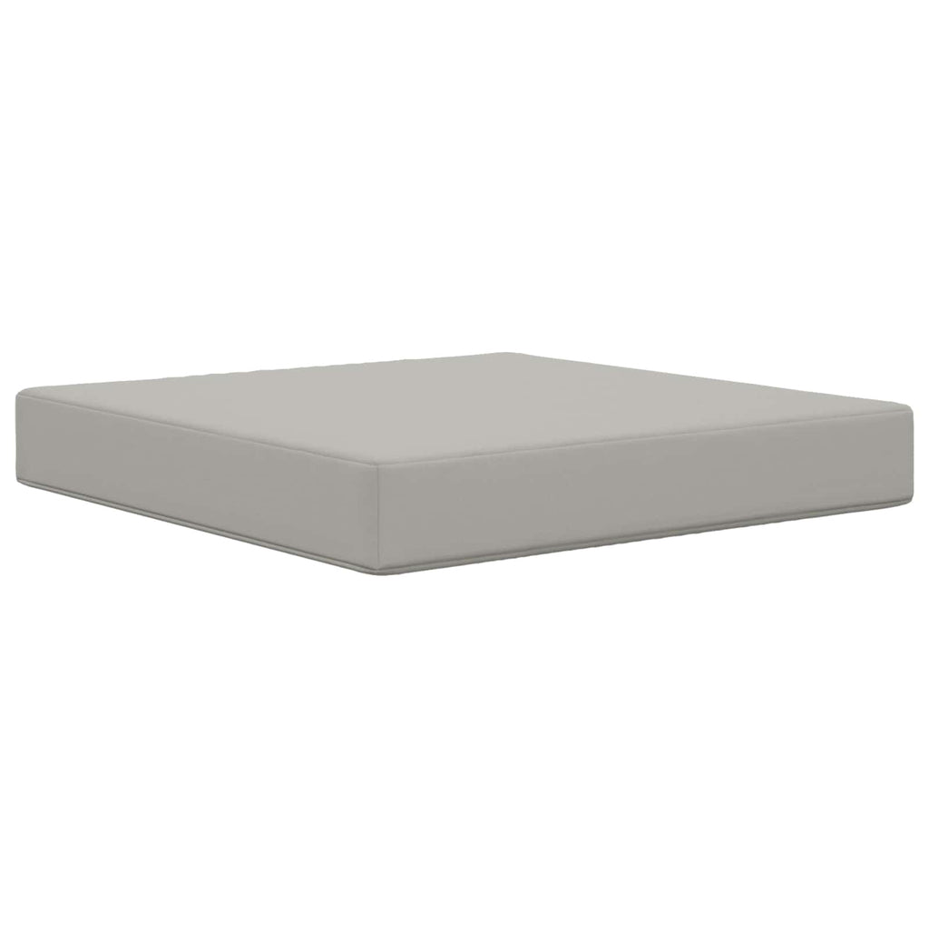 Sofakissen für draußen 2 pcs Grau Polyester