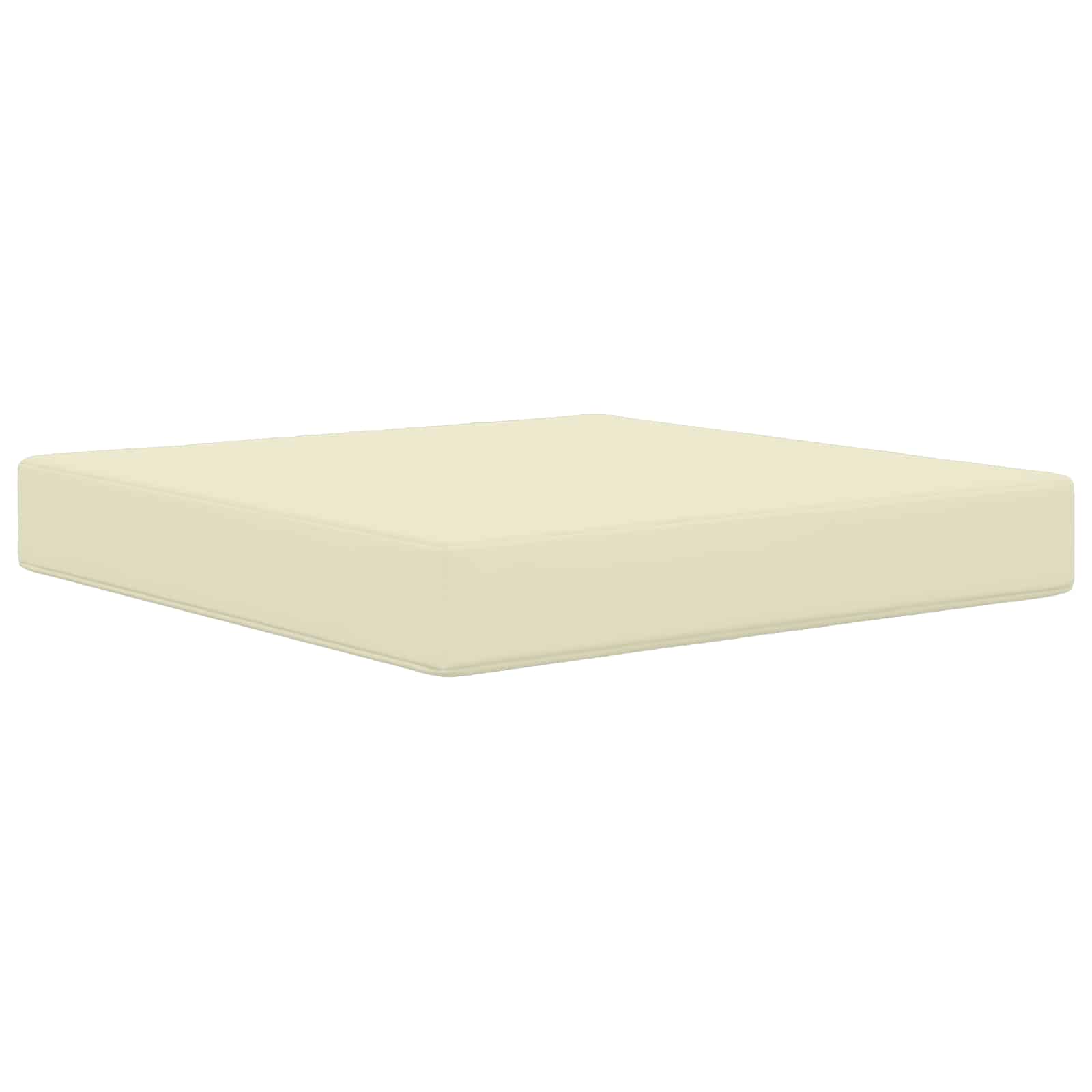 Sofakissen für draußen 2 pcs Creme Polyester