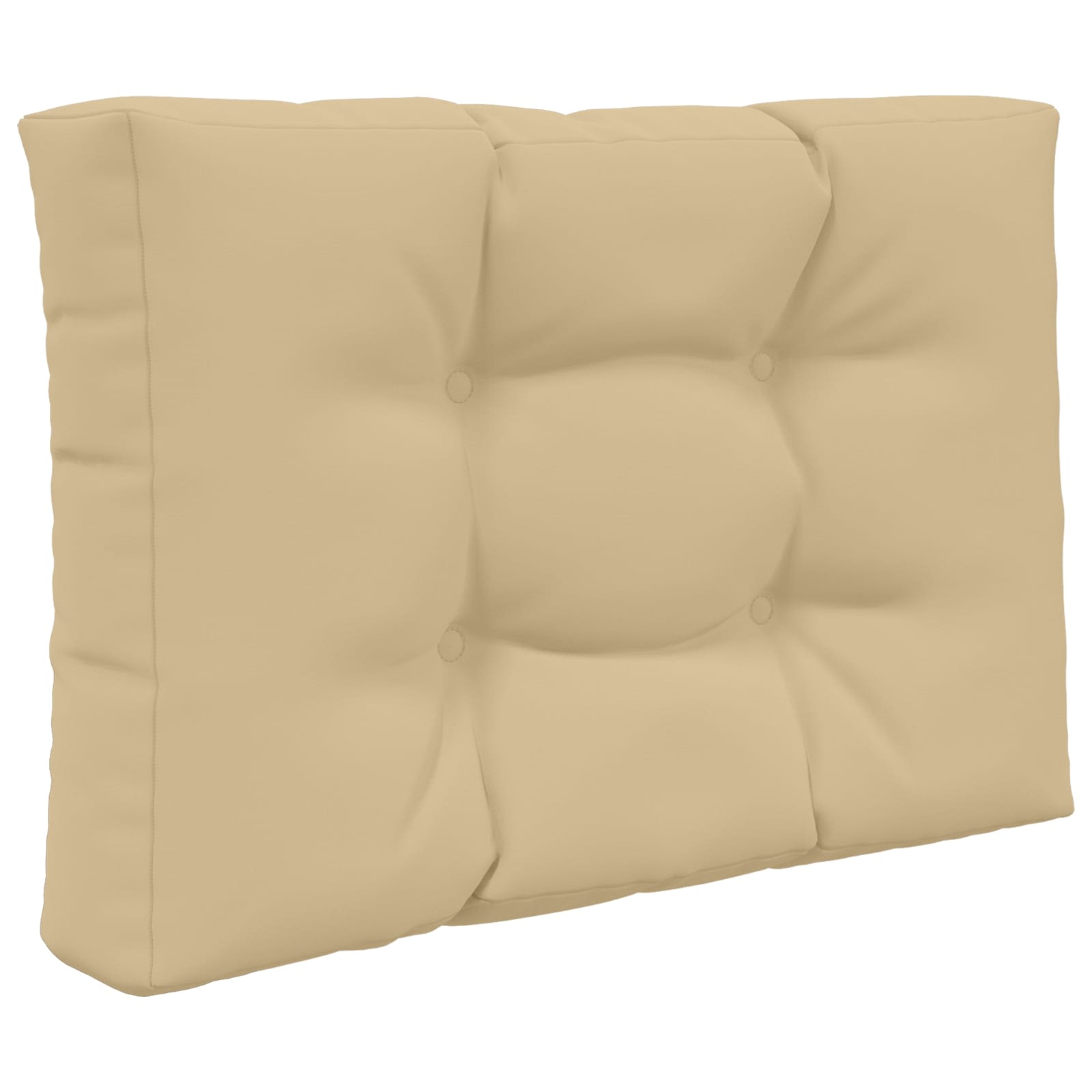 Sofakissen für draußen 2 pcs Beige Polyester