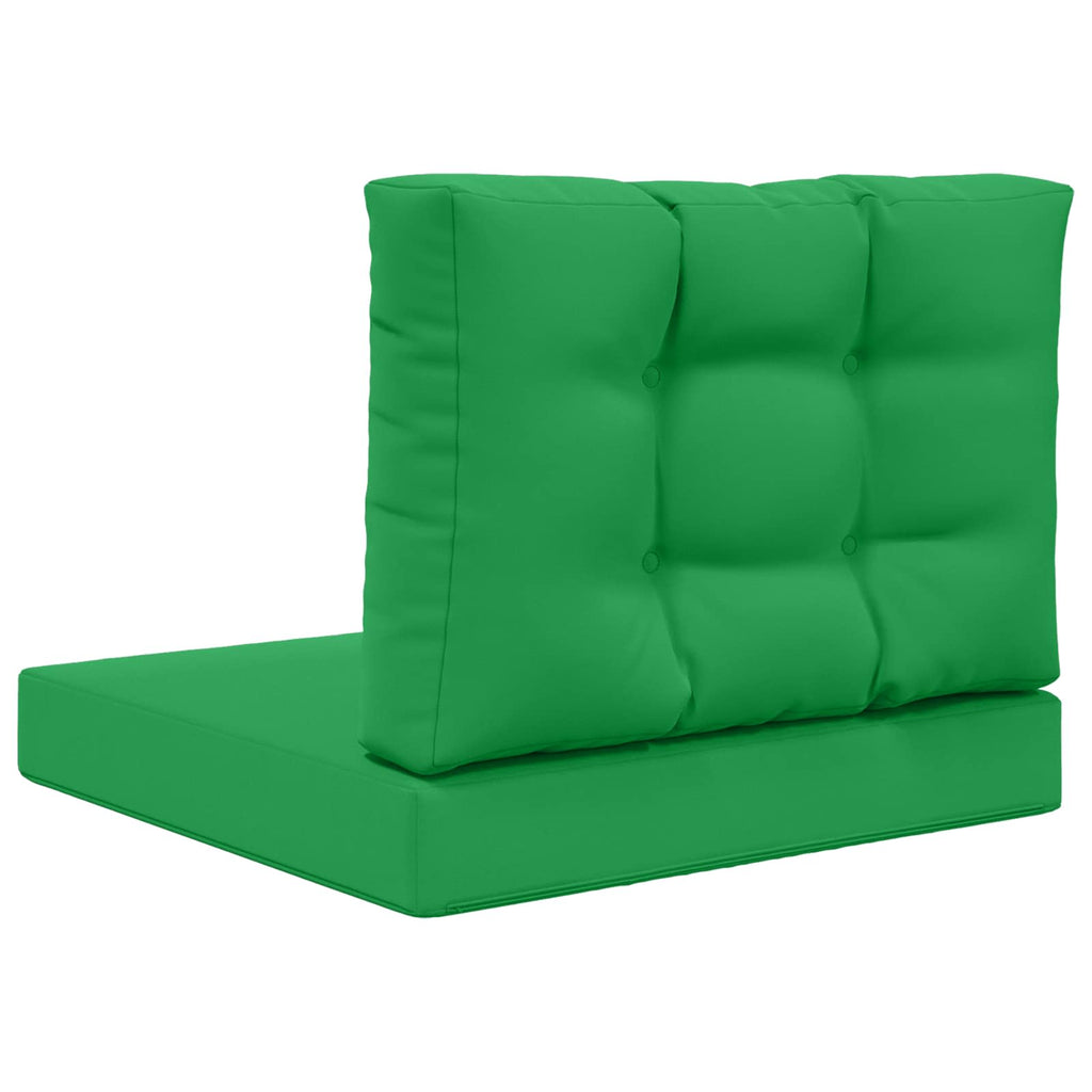 Sofakissen für draußen 2 pcs Grün Polyester