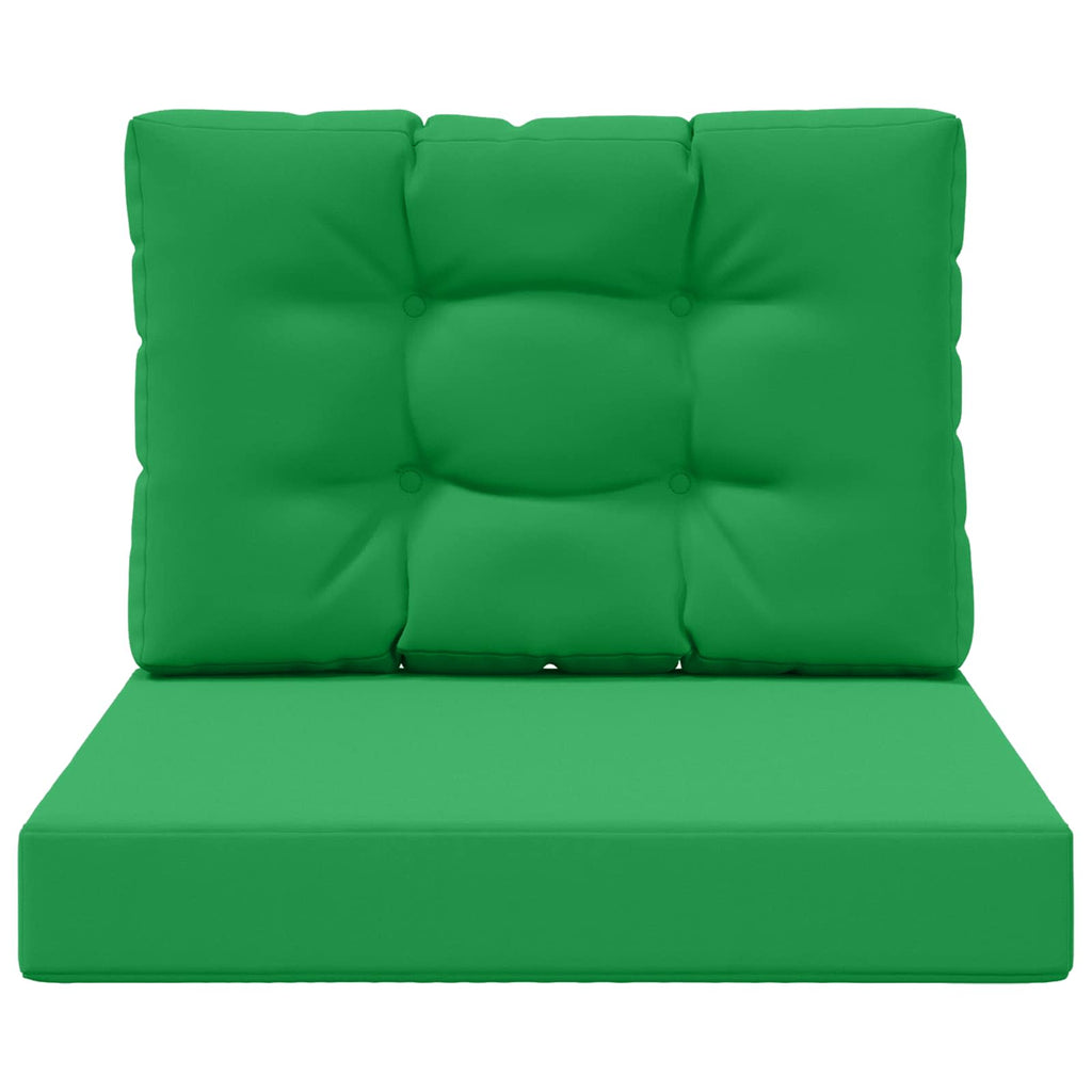 Sofakissen für draußen 2 pcs Grün Polyester