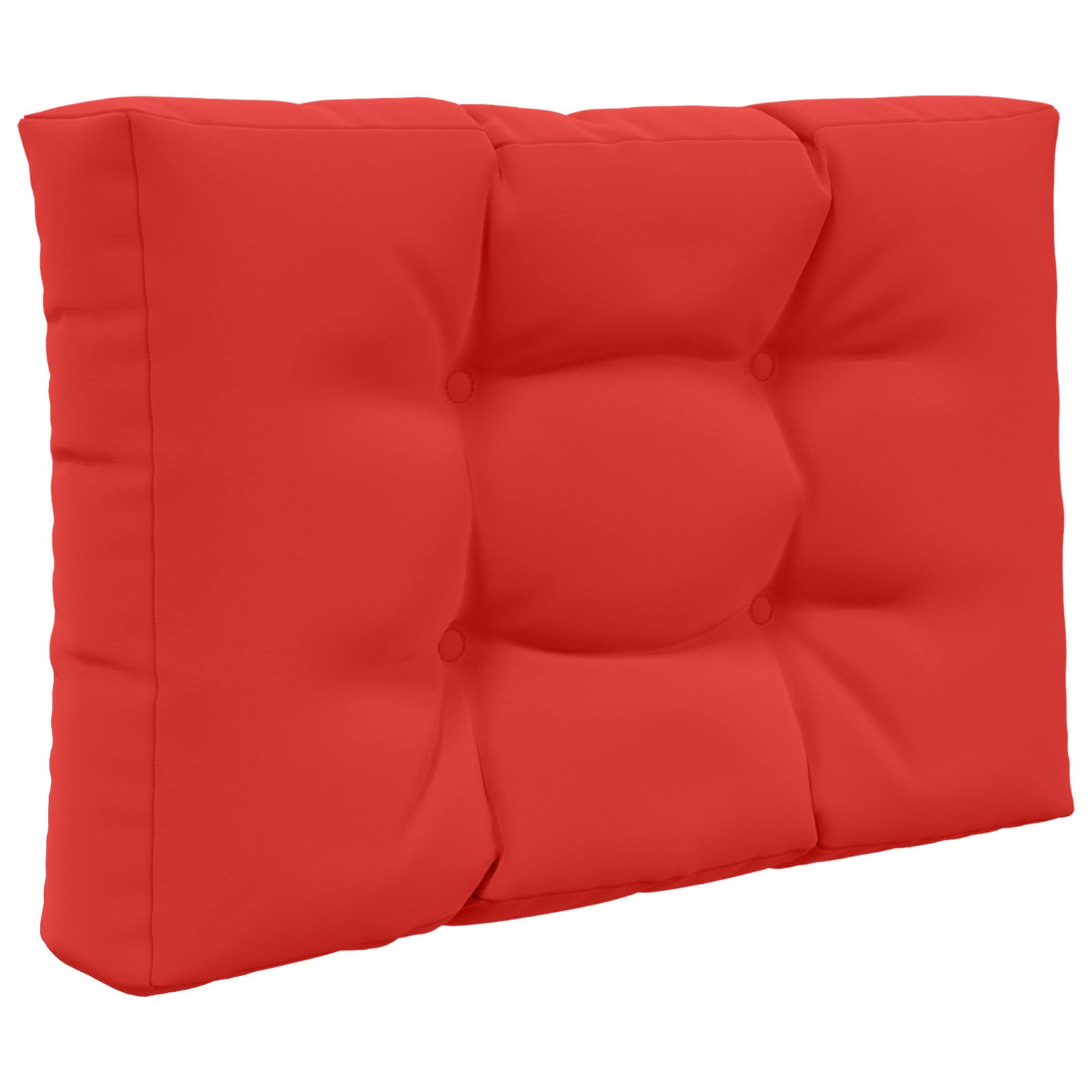 Sofakissen für draußen 2 pcs Rot Polyester