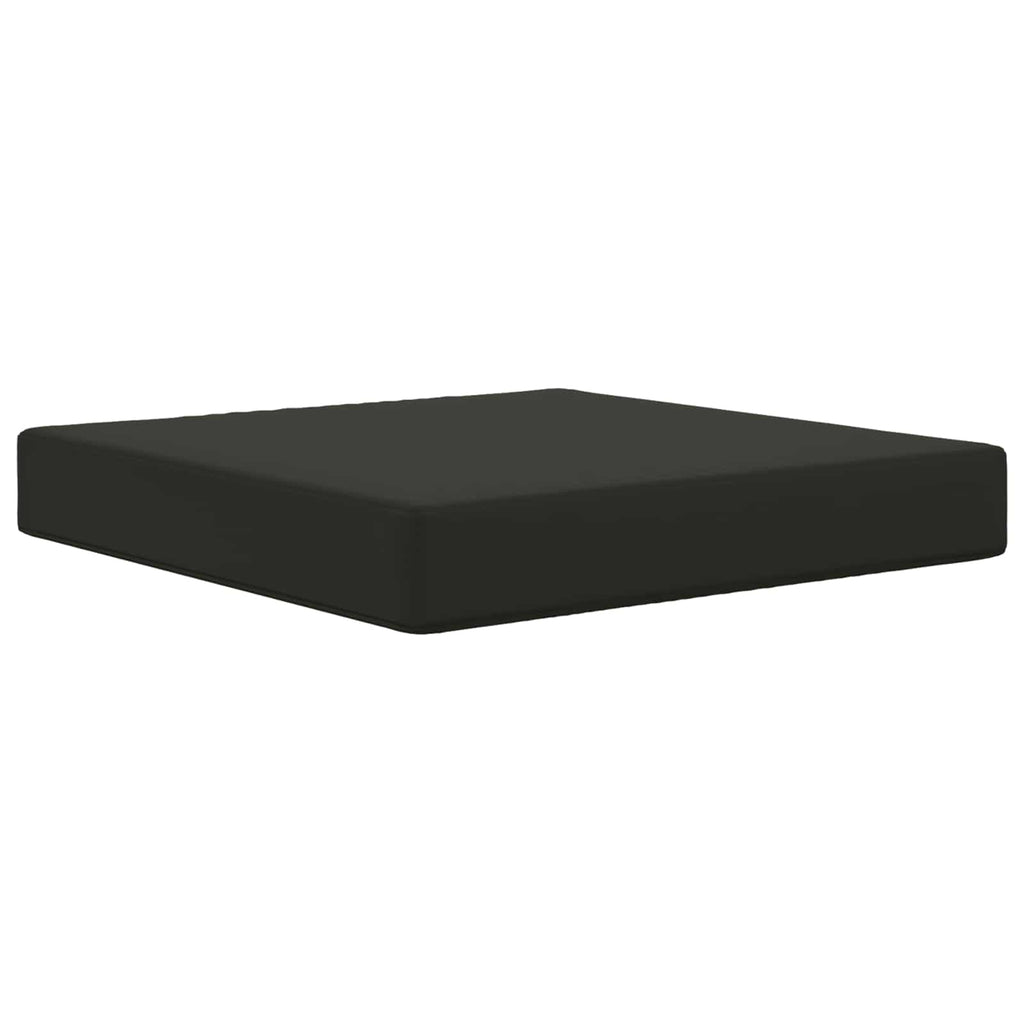 Sofakissen für draußen 2 pcs Schwarz Polyester