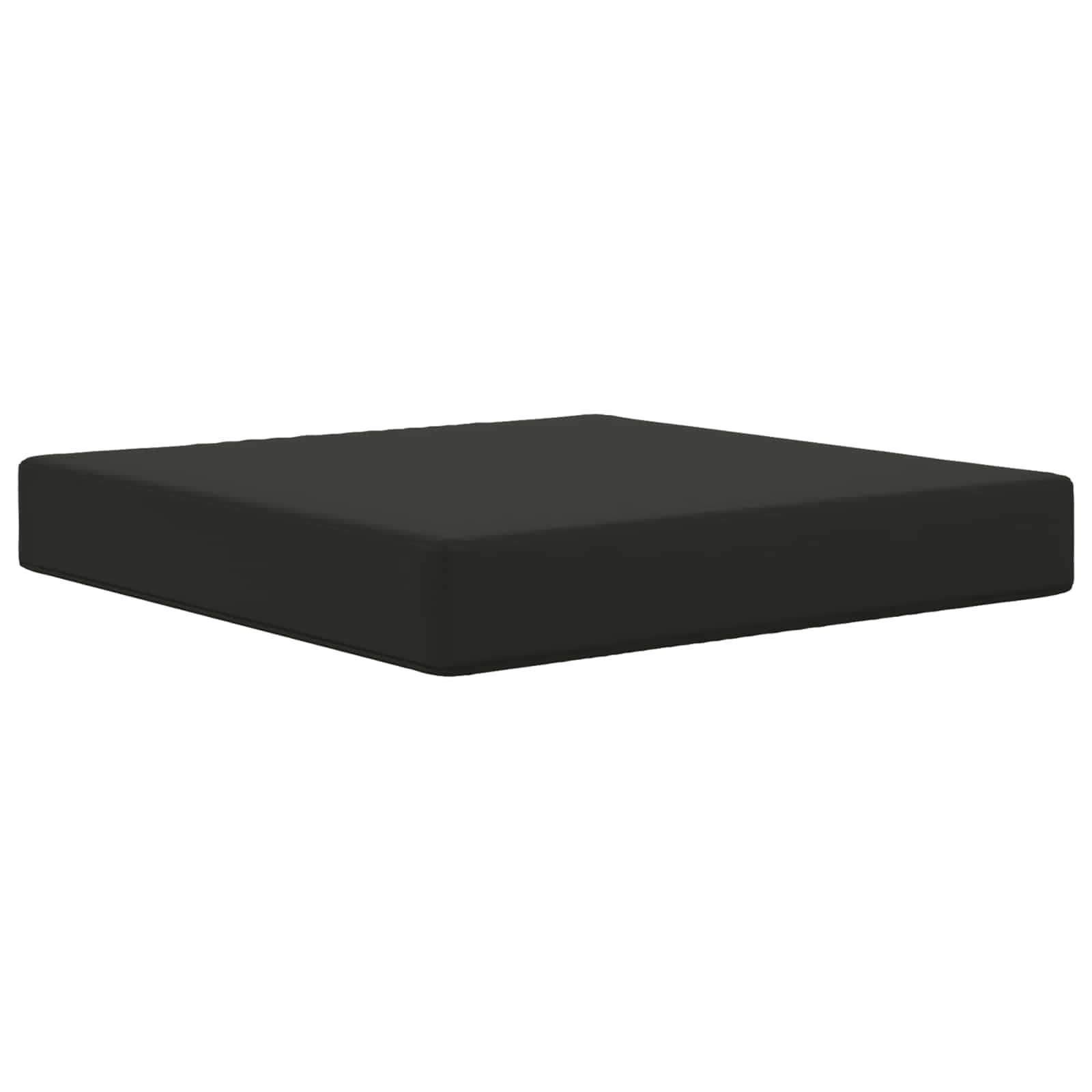 Sofakissen für draußen 2 pcs Schwarz Polyester