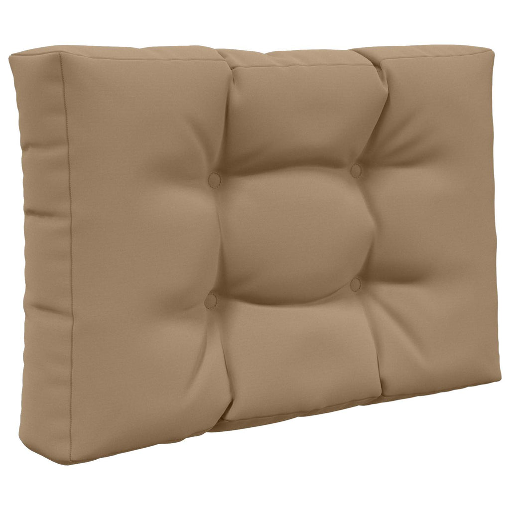 Sofakissen für draußen 2 pcs Taupe Polyester