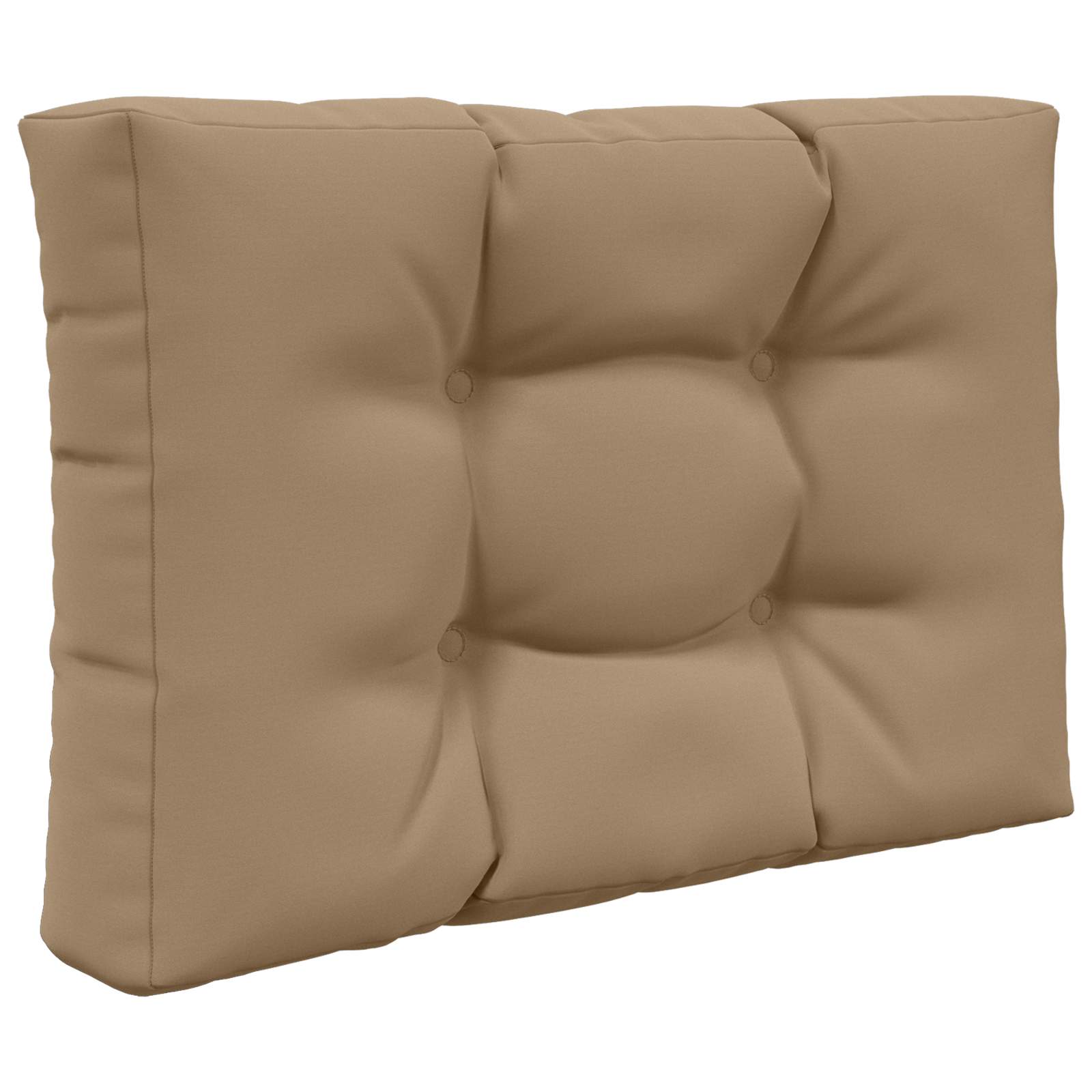 Sofakissen für draußen 2 pcs Taupe Polyester
