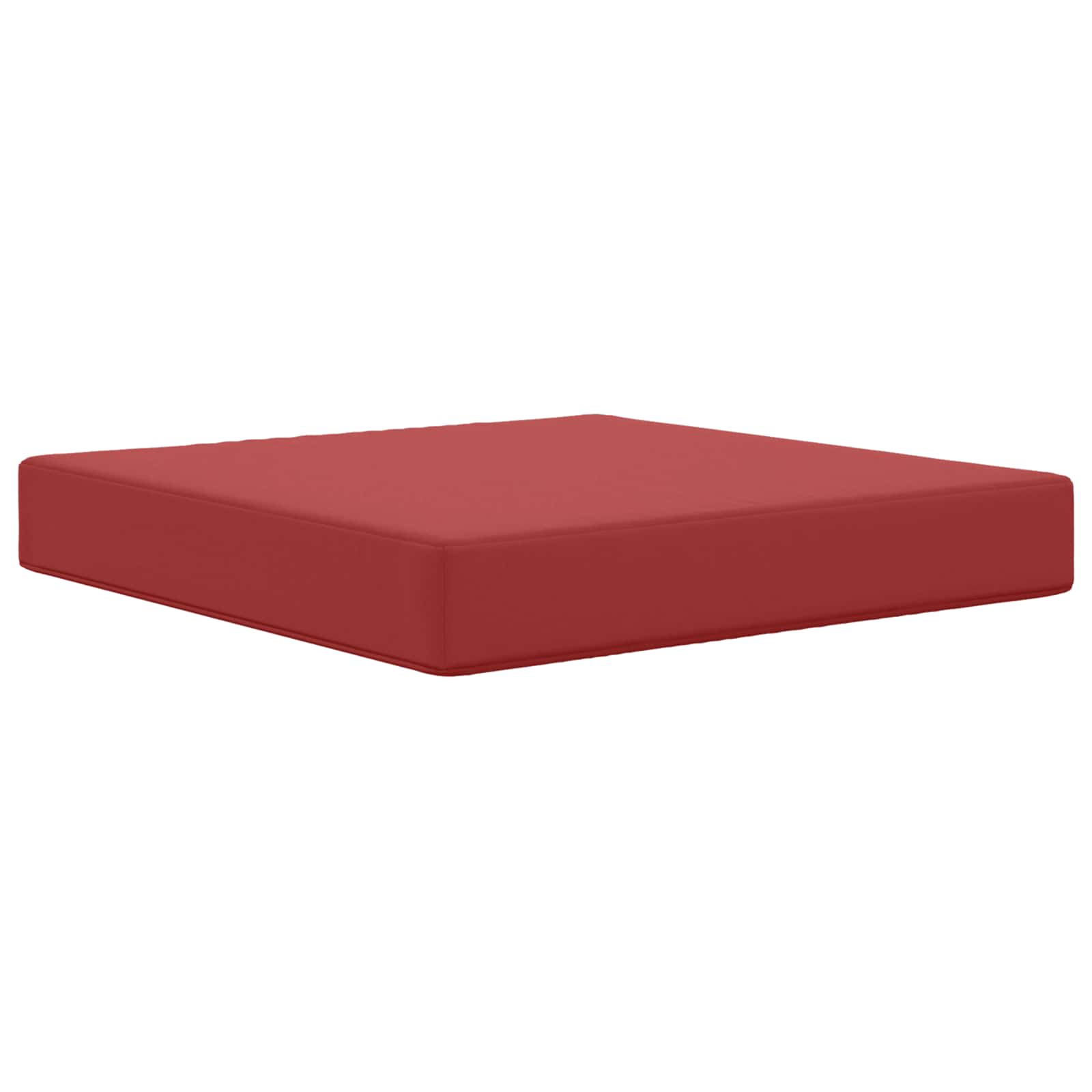 Sofakissen für draußen 2 pcs Weinrot Polyester