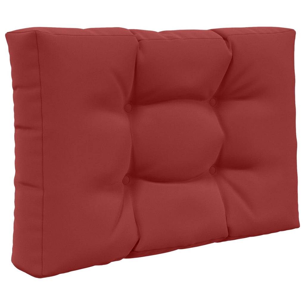Sofakissen für draußen 2 pcs Weinrot Polyester