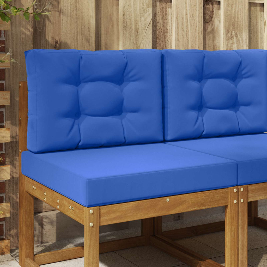 Sofakissen für draußen 2 pcs Königsblau Polyester