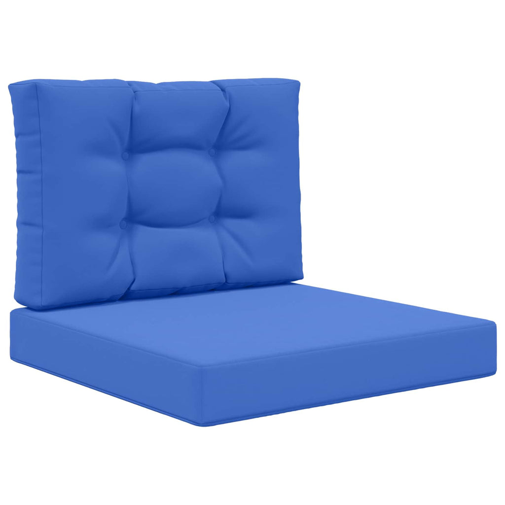 Sofakissen für draußen 2 pcs Königsblau Polyester