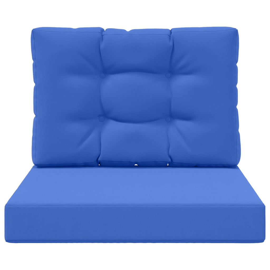 Sofakissen für draußen 2 pcs Königsblau Polyester