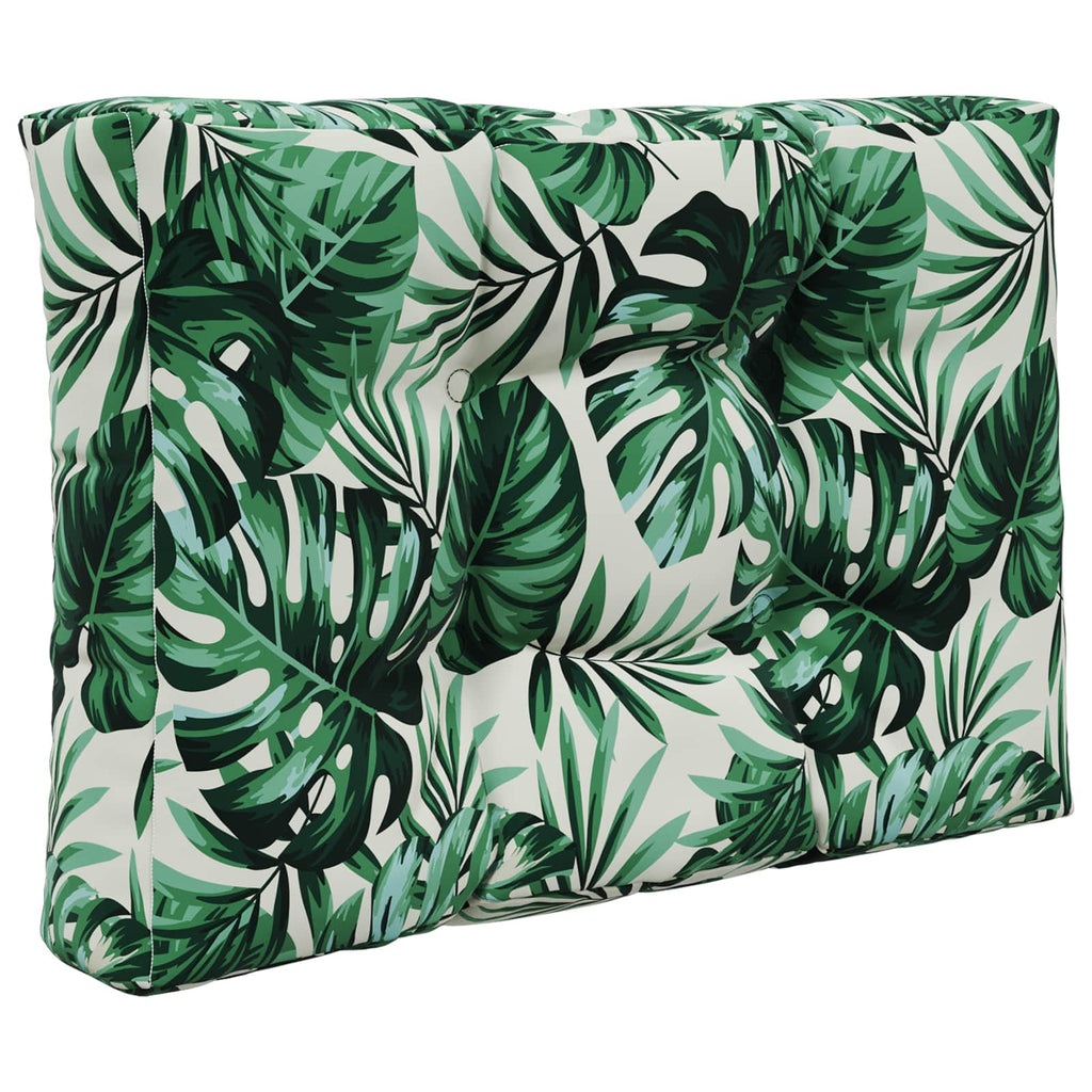 Sofakissen für draußen 2 pcs Blattmuster Polyester