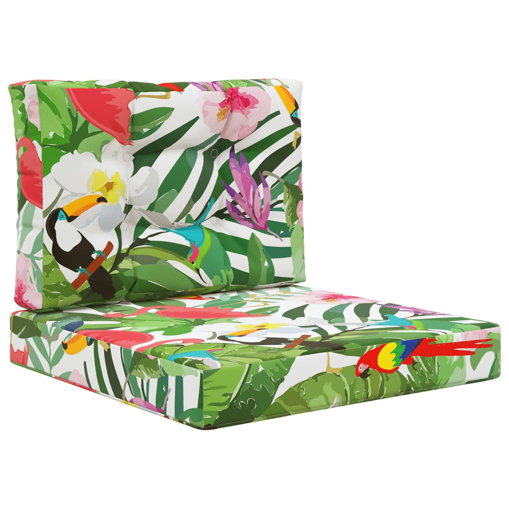 Sofakissen für draußen 2 pcs Bunt Polyester