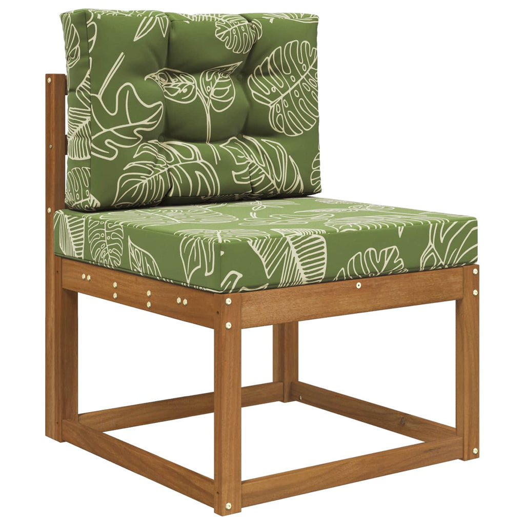 Sofakissen für draußen 2 pcs Blattdesign Polyester