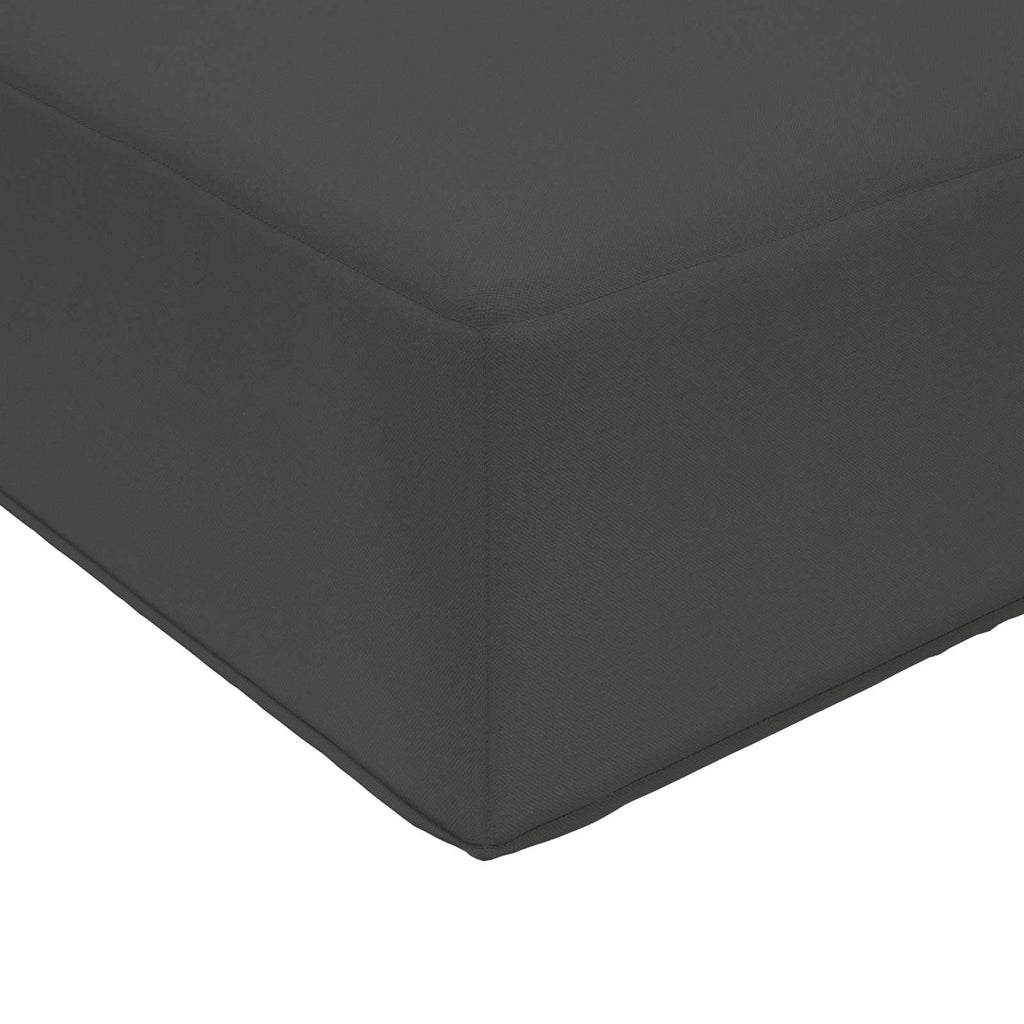 Sofakissen für draußen 3 pcs Anthrazit Polyester