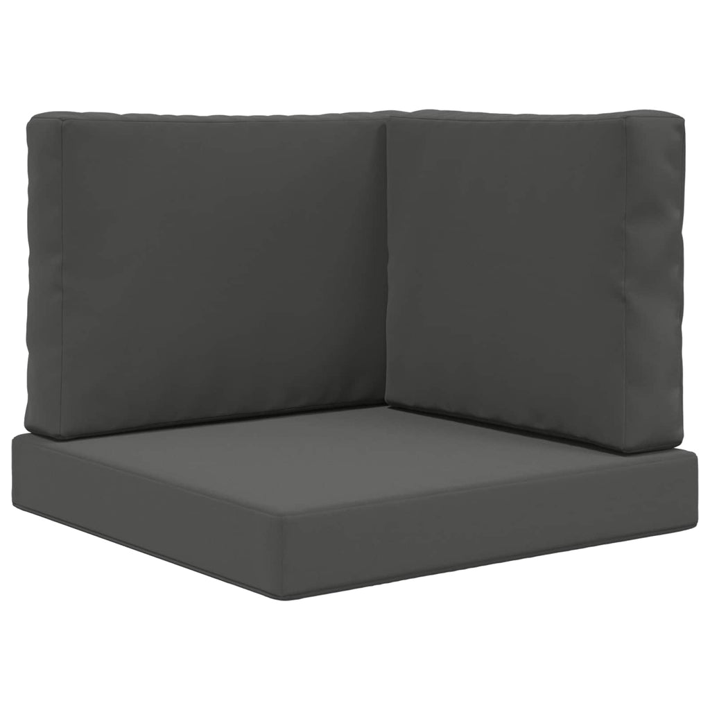 Sofakissen für draußen 3 pcs Anthrazit Polyester