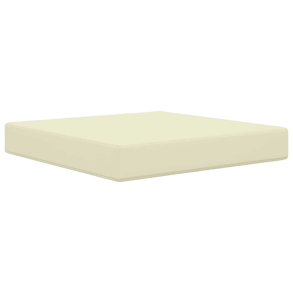 Sofakissen für draußen 3 pcs Creme Polyester