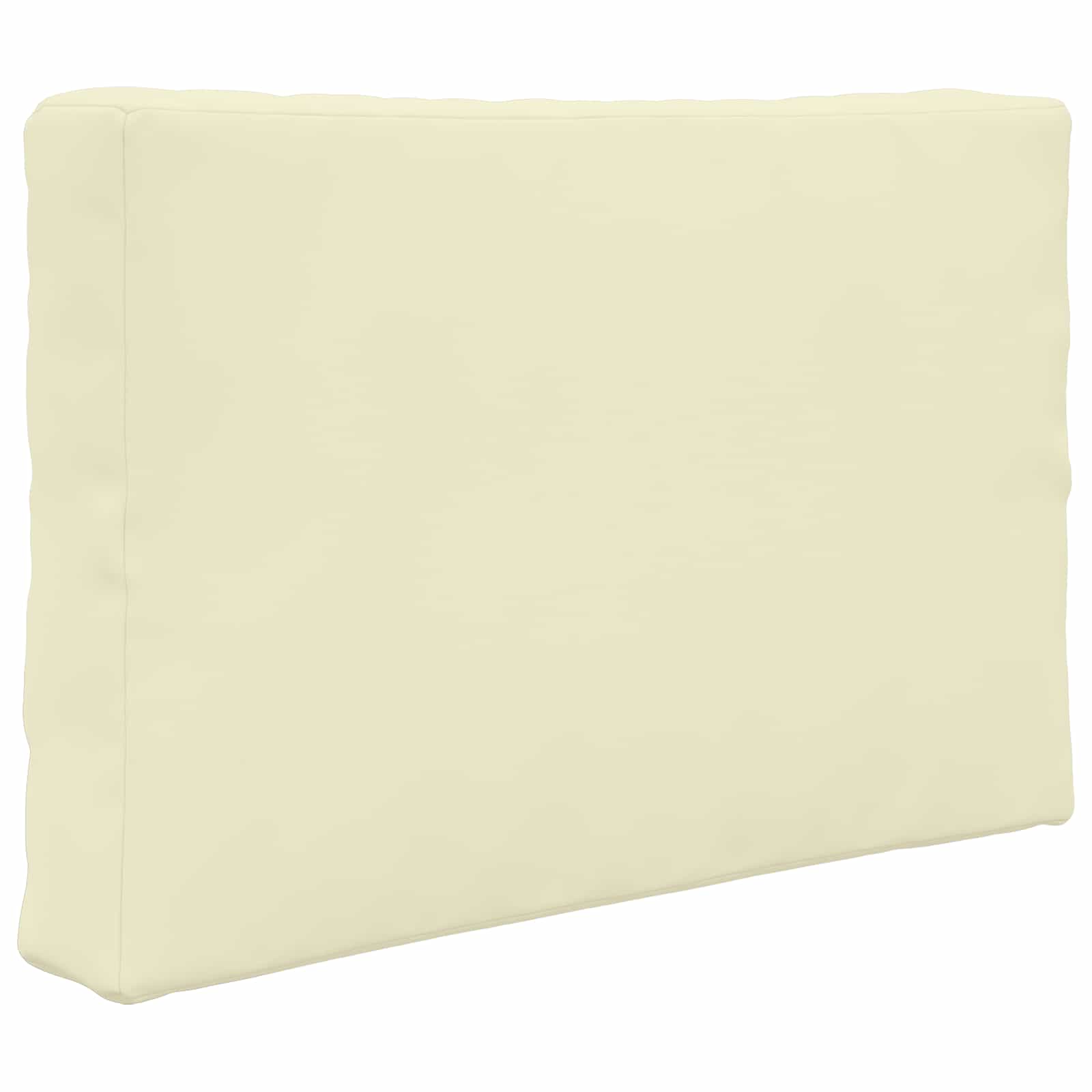 Sofakissen für draußen 3 pcs Creme Polyester
