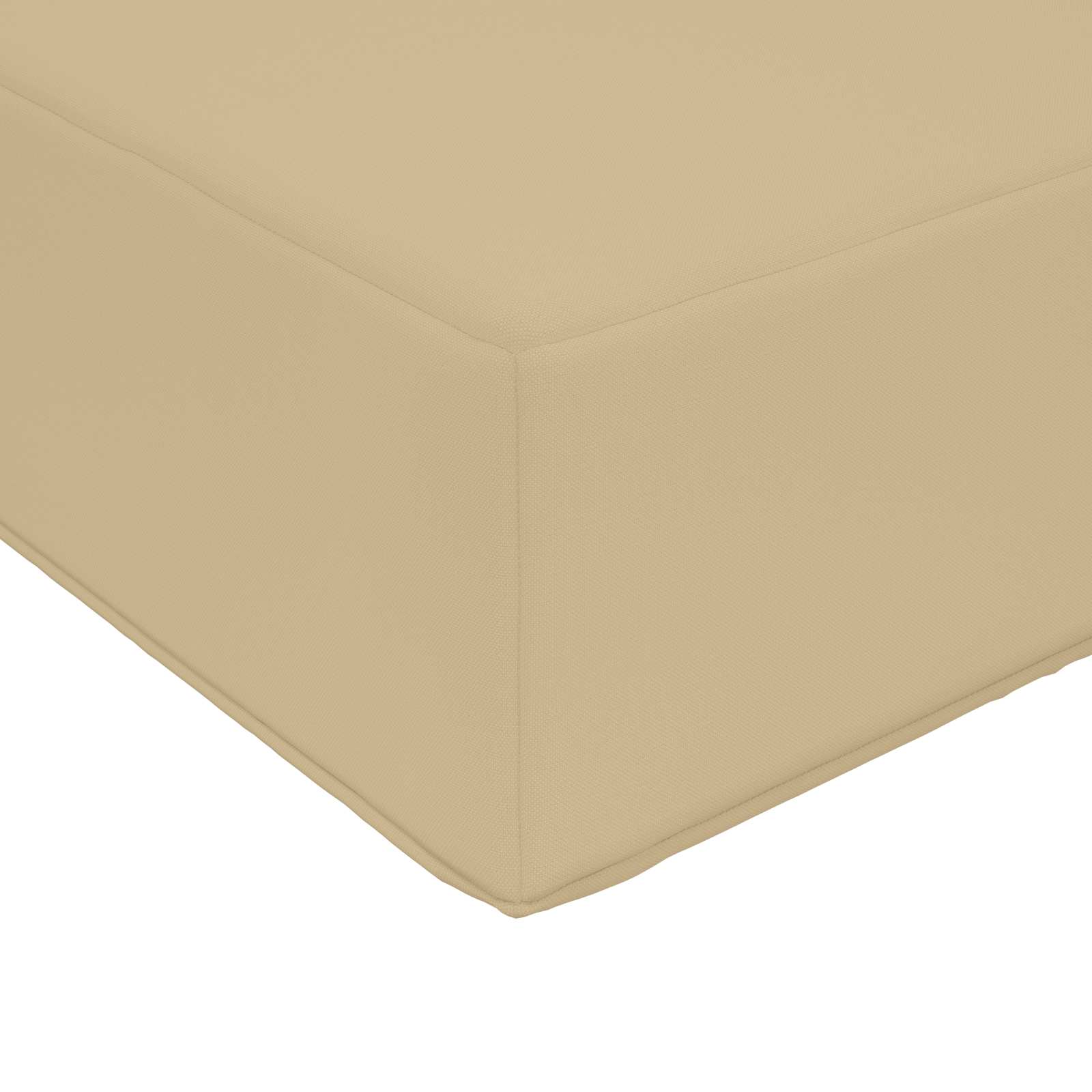 Sofakissen für draußen 3 pcs Beige Polyester