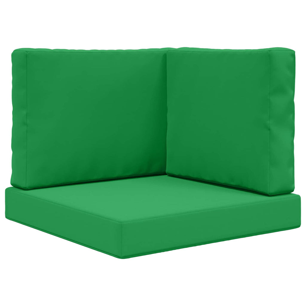 Sofakissen für draußen 3 pcs Grün Polyester