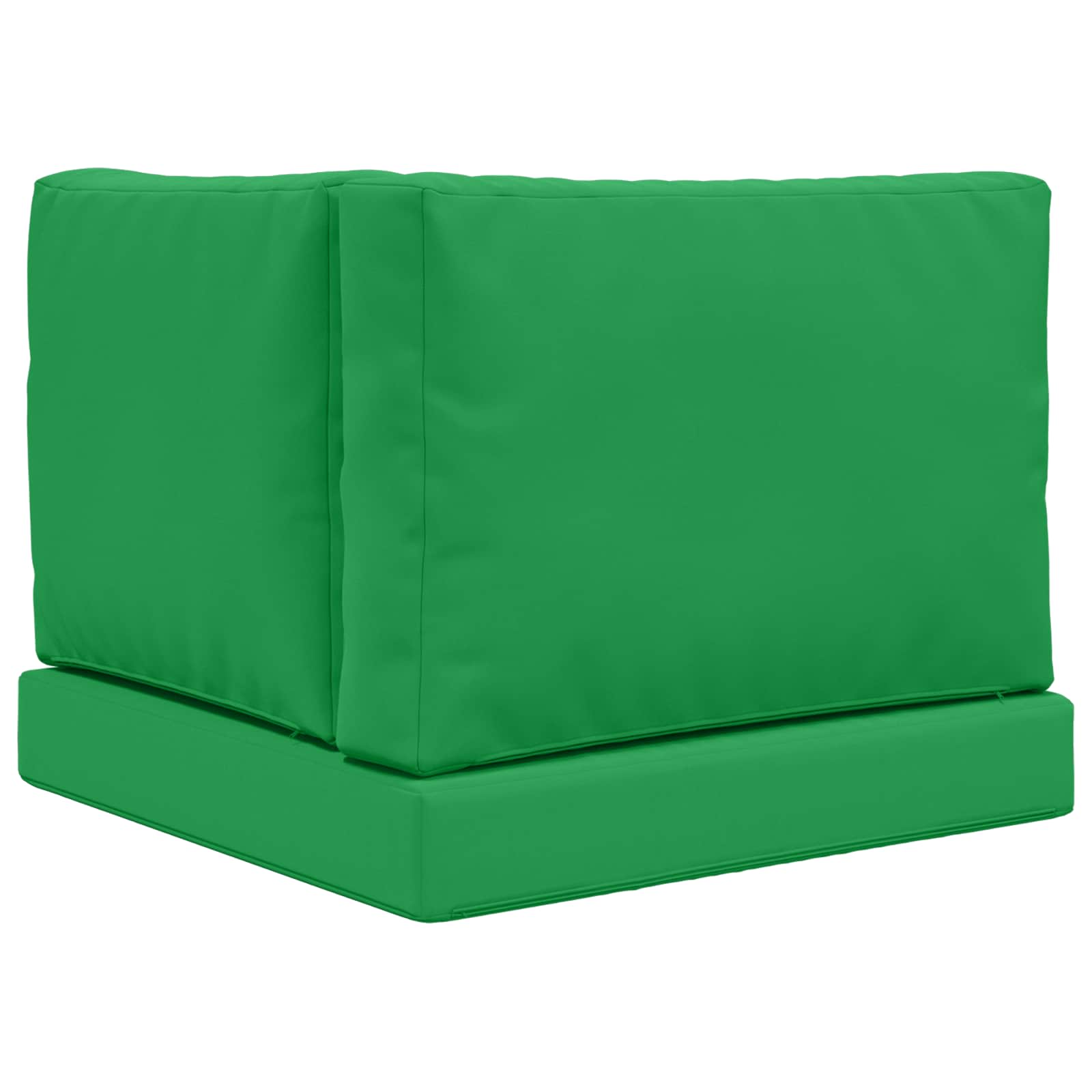 Sofakissen für draußen 3 pcs Grün Polyester