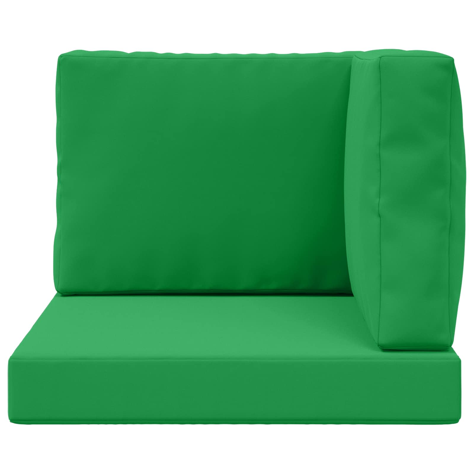 Sofakissen für draußen 3 pcs Grün Polyester