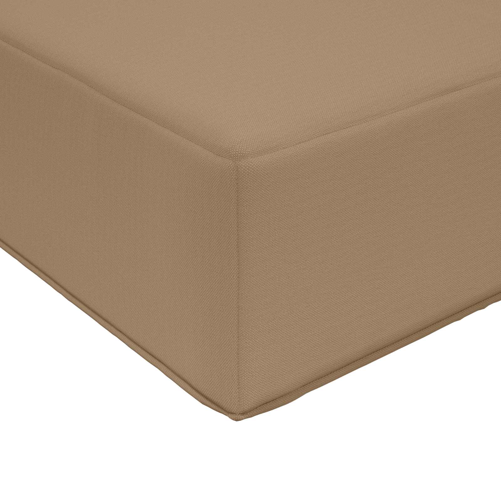 Sofakissen für draußen 3 pcs Taupe Polyester
